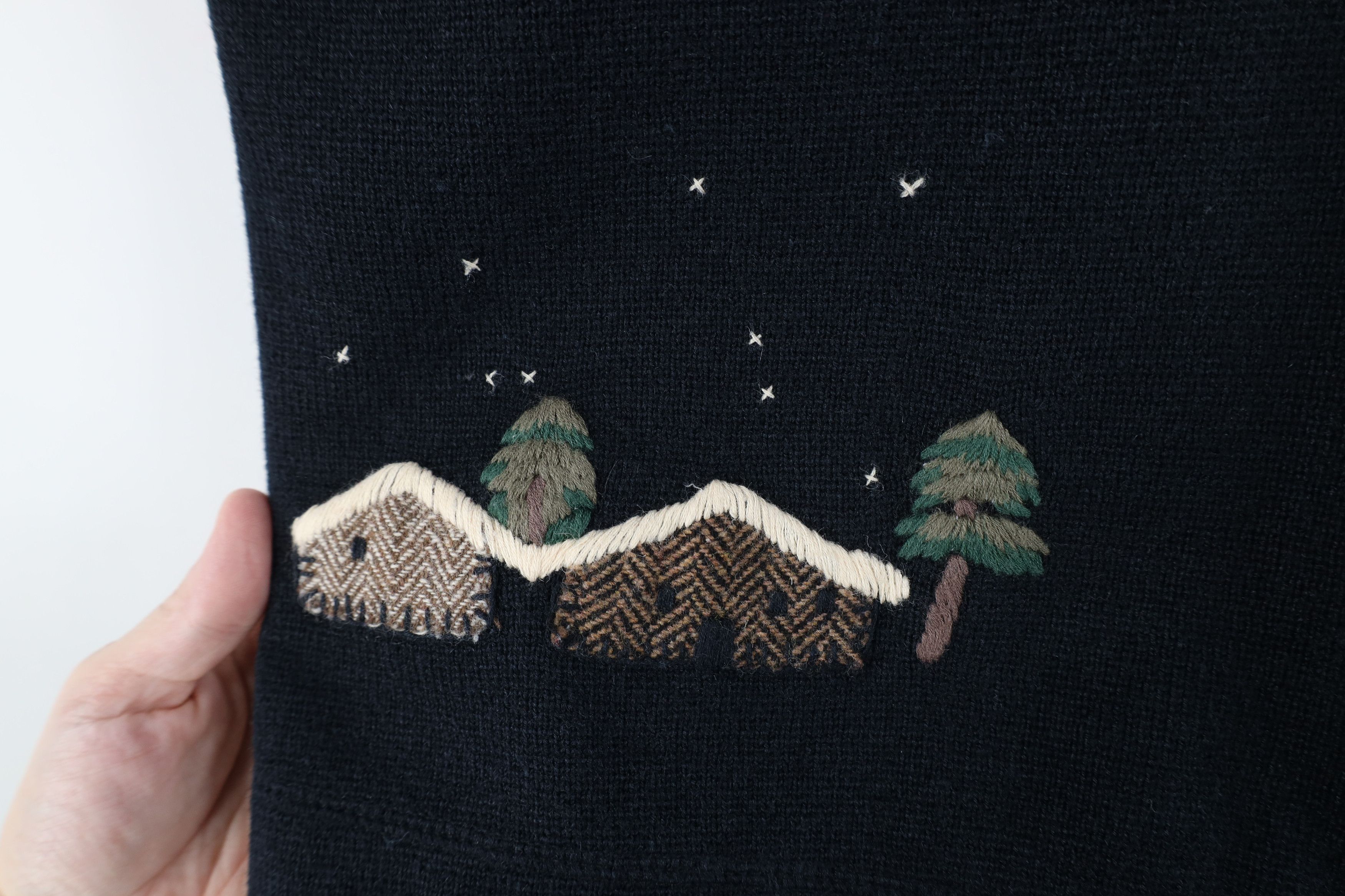 Woolrich Woolen Mills Vintage 90s Woolrich Snow Ski Knit Cardigan Sweater Vest Size L / US 10 / IT 46 - 7 Thumbnail