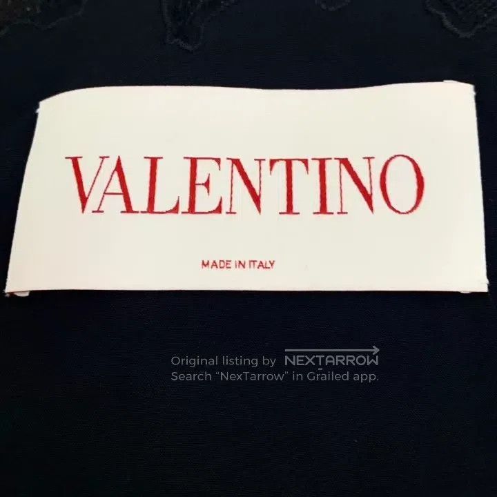 Valentino Valentino Black floral lace embroidered panelled cotton c Size XS / US 0-2 / IT 36-38 - 5 Thumbnail