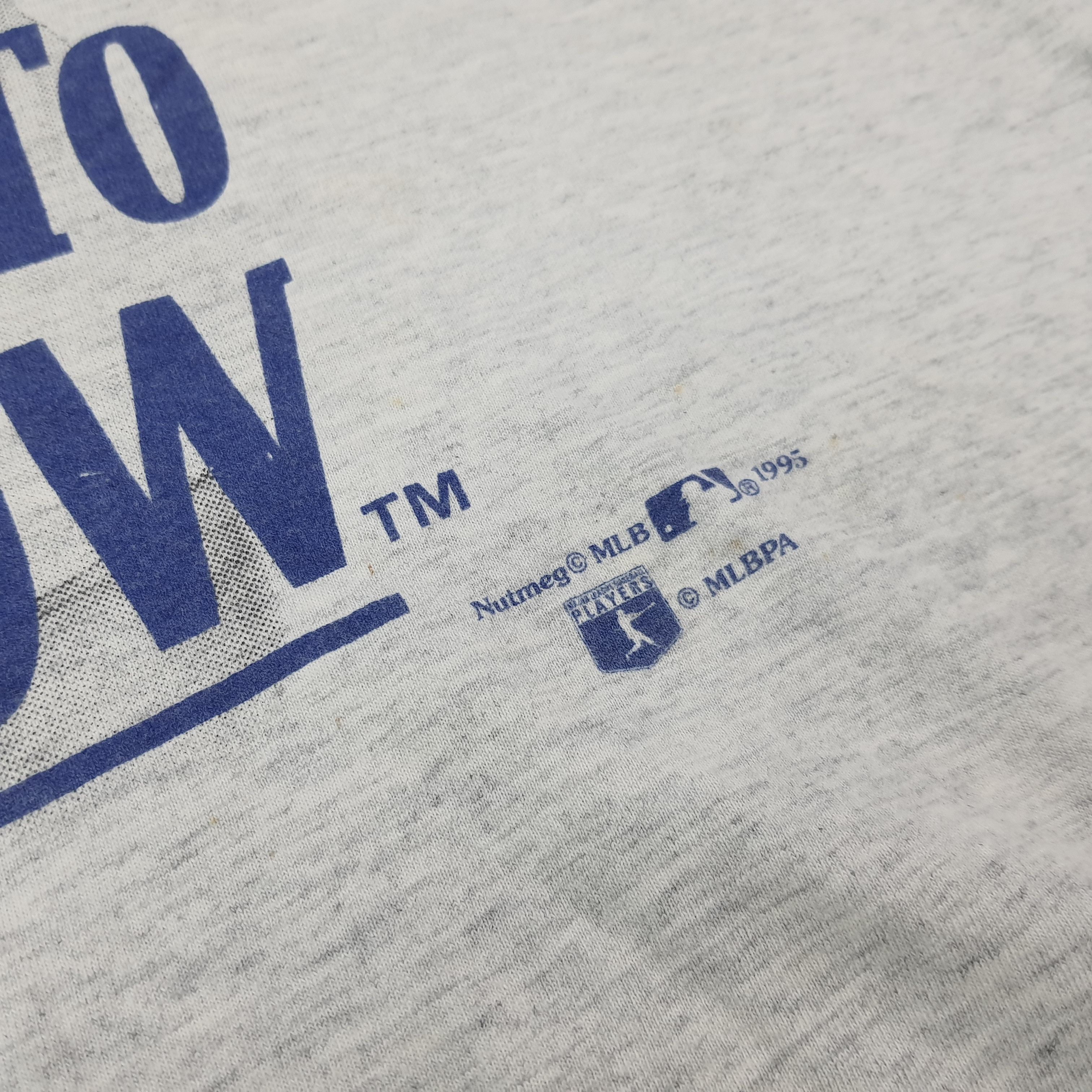Nutmeg Vintage Nutmeg 90s MLB Hideo Nomo LA Dodgers Tshirt C276N6 Size US L / EU 52-54 / 3 - 3 Thumbnail