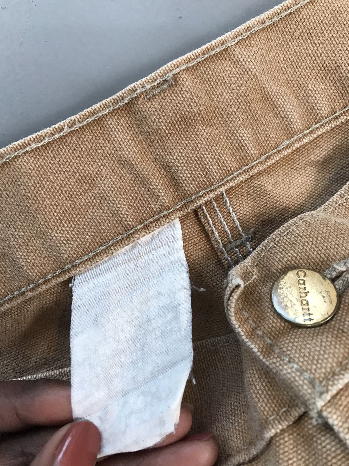 Carhartt × Vintage Vintage Carhartt straight fit double knee denim Size US 42 / EU 58 - 6 Thumbnail