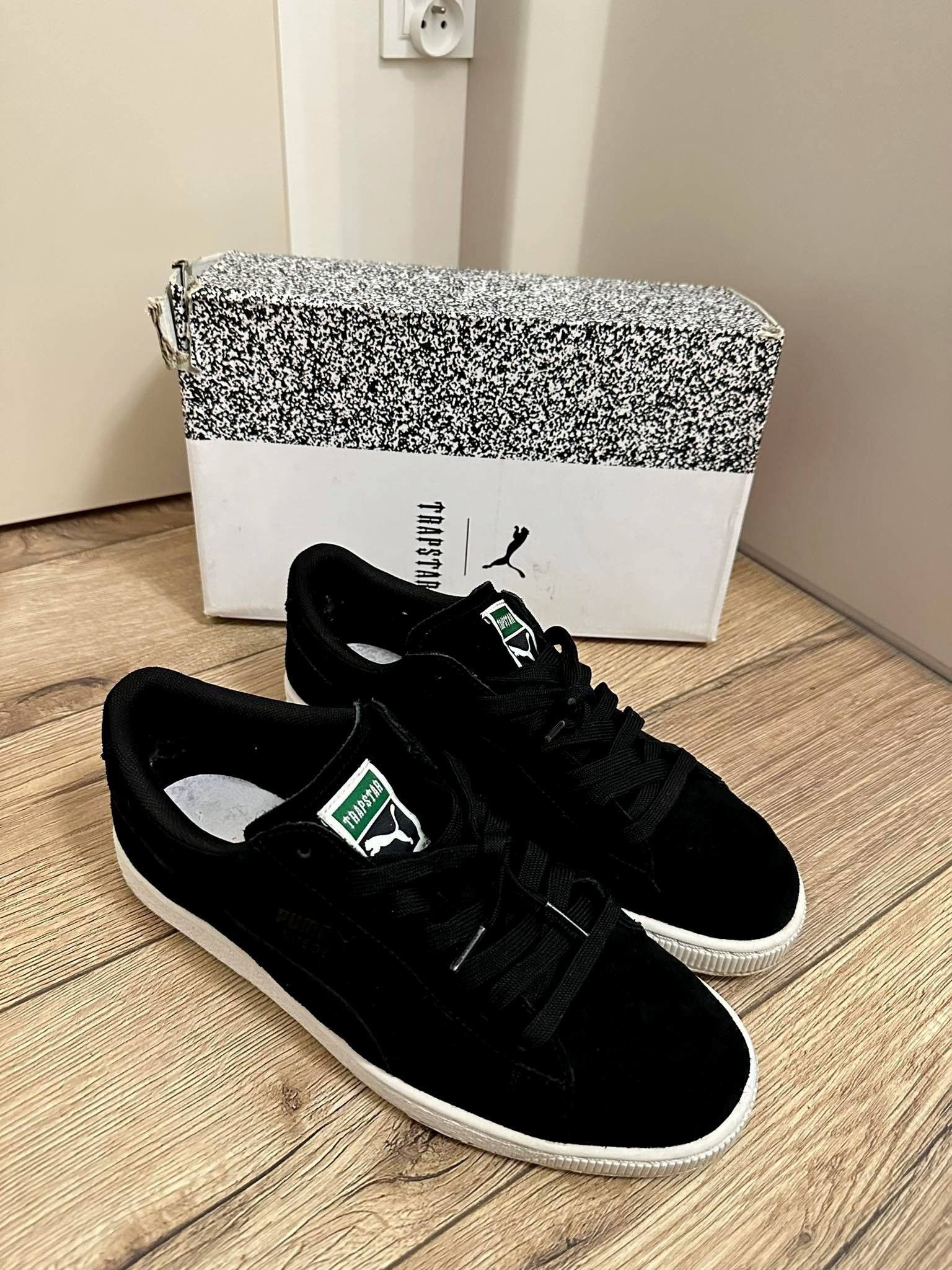 Puma x Trapstar London Suede Black Sneakers