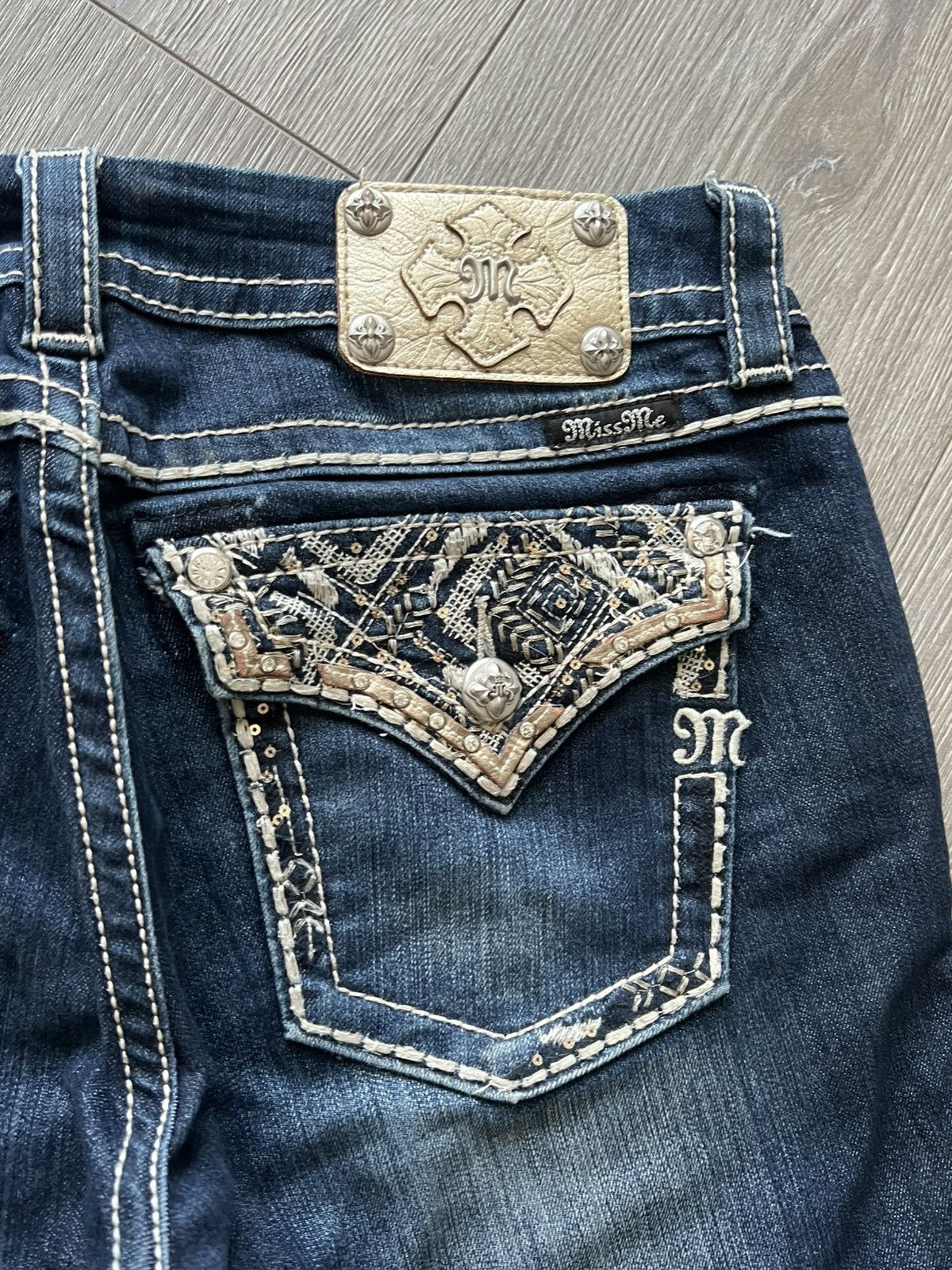 Miss Me Vintage Miss Me Jeans Y2K Skinny Size 29" - 4 Thumbnail