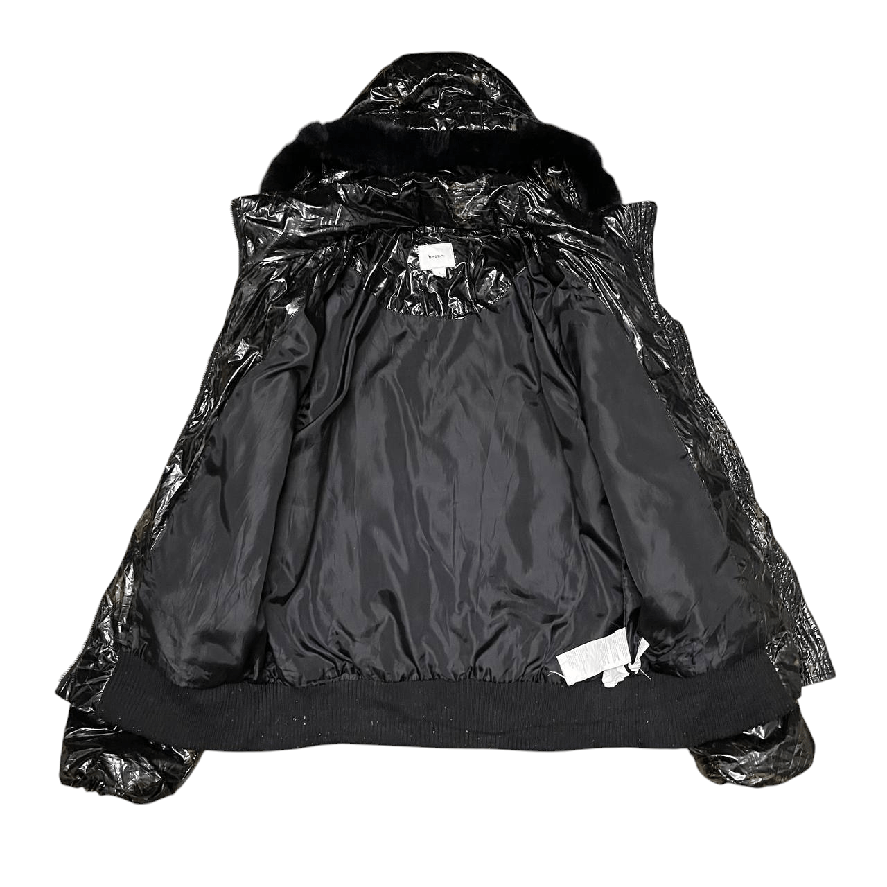 Other Bossini Rabbit Fur Hooded Puffer Jacket Size US S / EU 44-46 / 1 - 6 Thumbnail