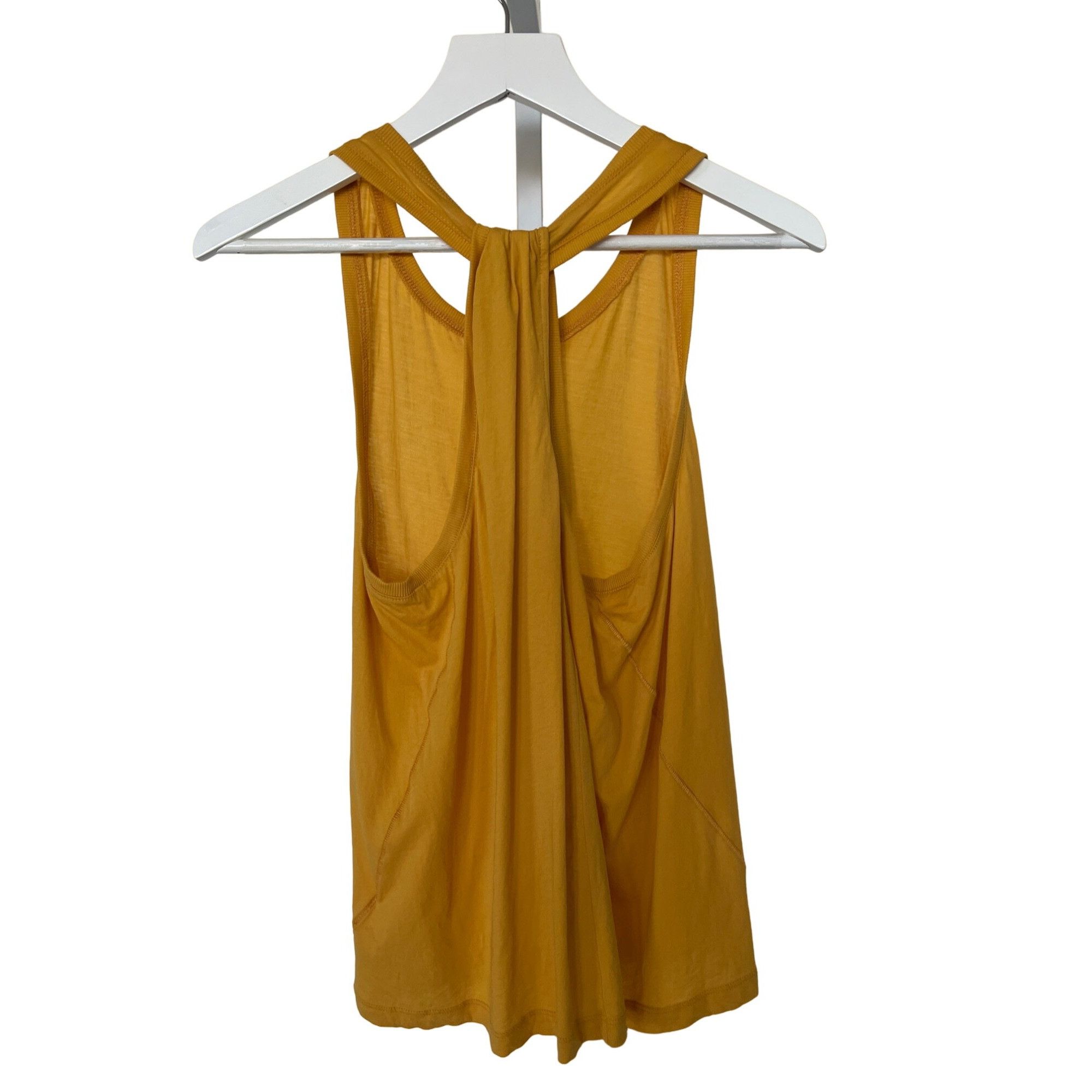 Anthropologie Anthropologie Soft Gold Cross Back Racerback Tank Top Size XS / US 0-2 / IT 36-38 - 4 Thumbnail