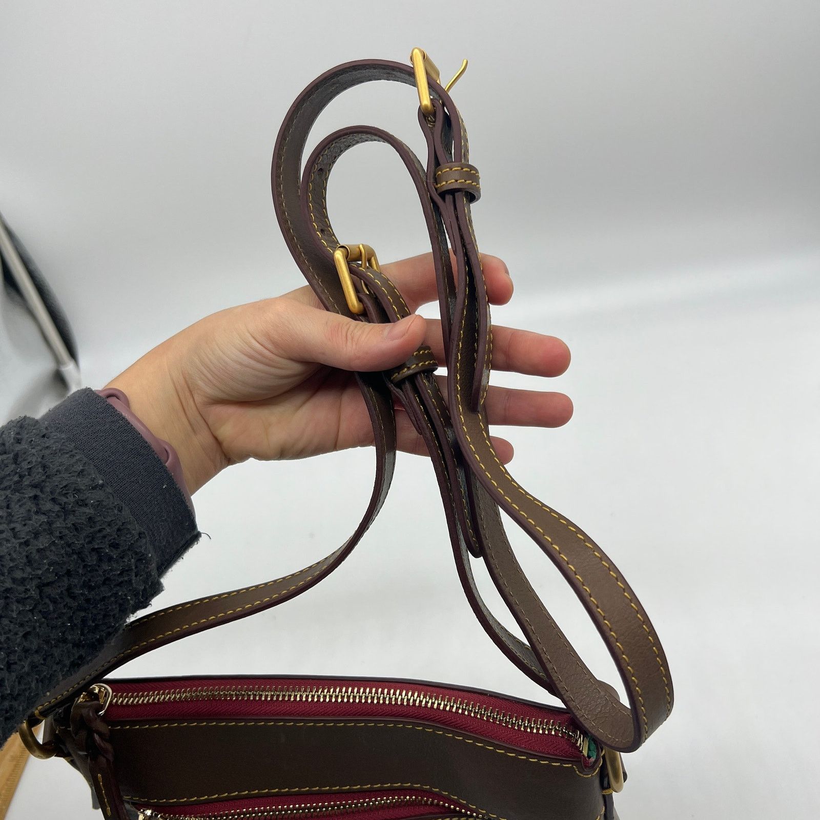 Dooney & Bourke Dooney & Bourke Florentine Leather Allison Crossbody Size ONE SIZE - 6 Thumbnail