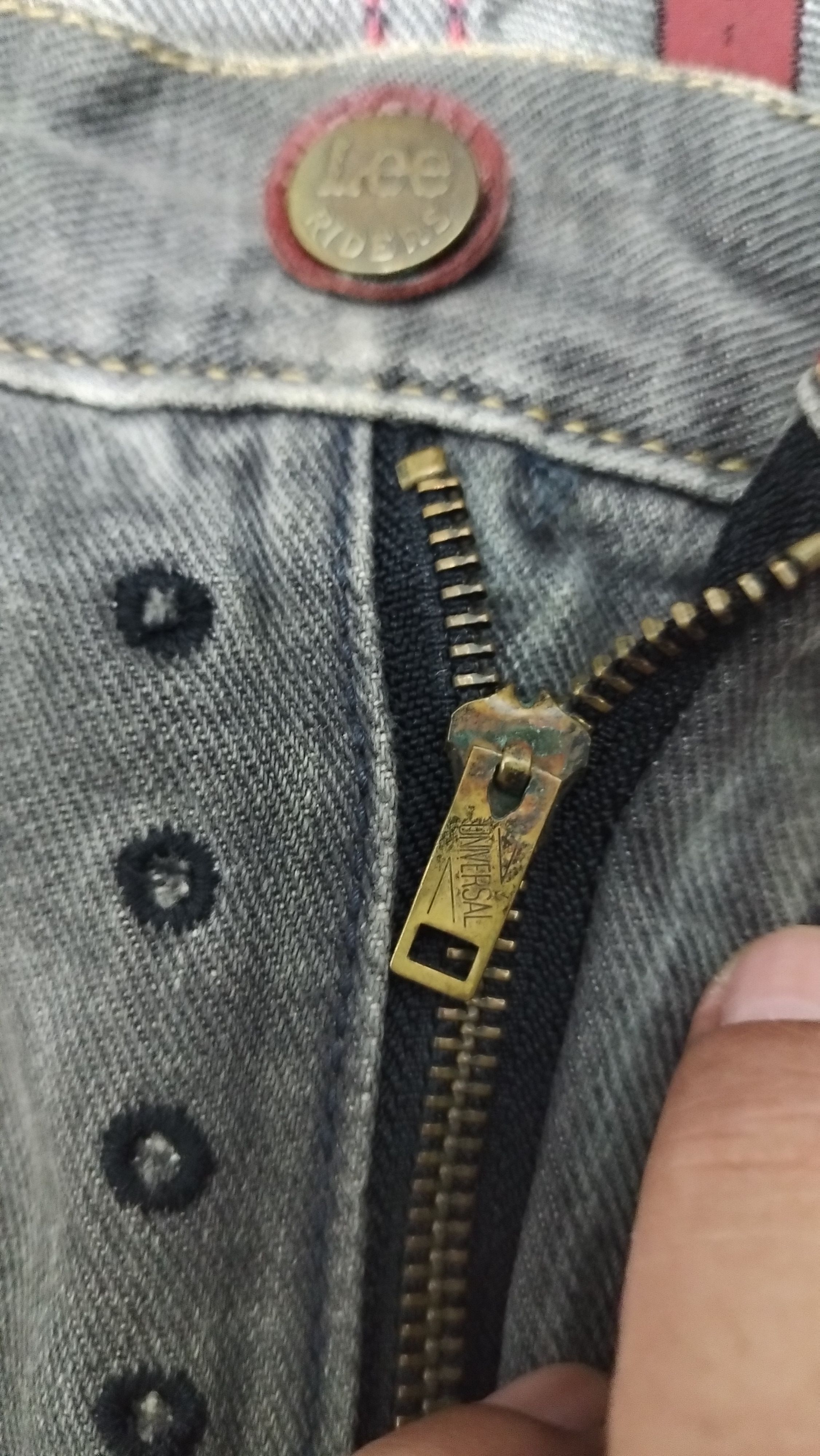 Japanese Brand 🔥🔥Rare iterm lee riders selvedge x punk🔥🔥 Size US 32 / EU 48 - 8 Thumbnail