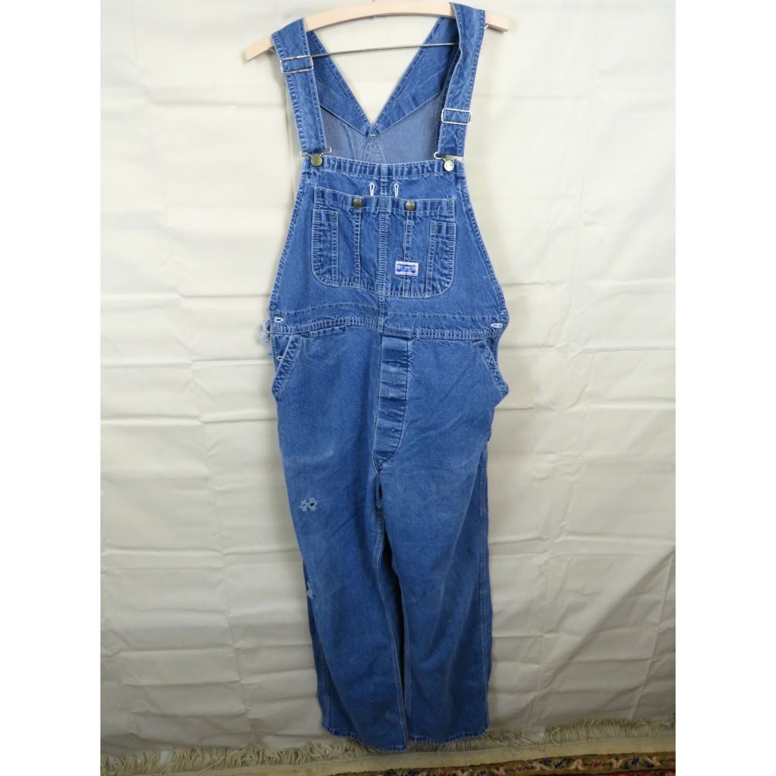 Vintage VINTAGE Big Smith Bib Overalls Shirt? Size US 38 / EU 54 - 2 Thumbnail