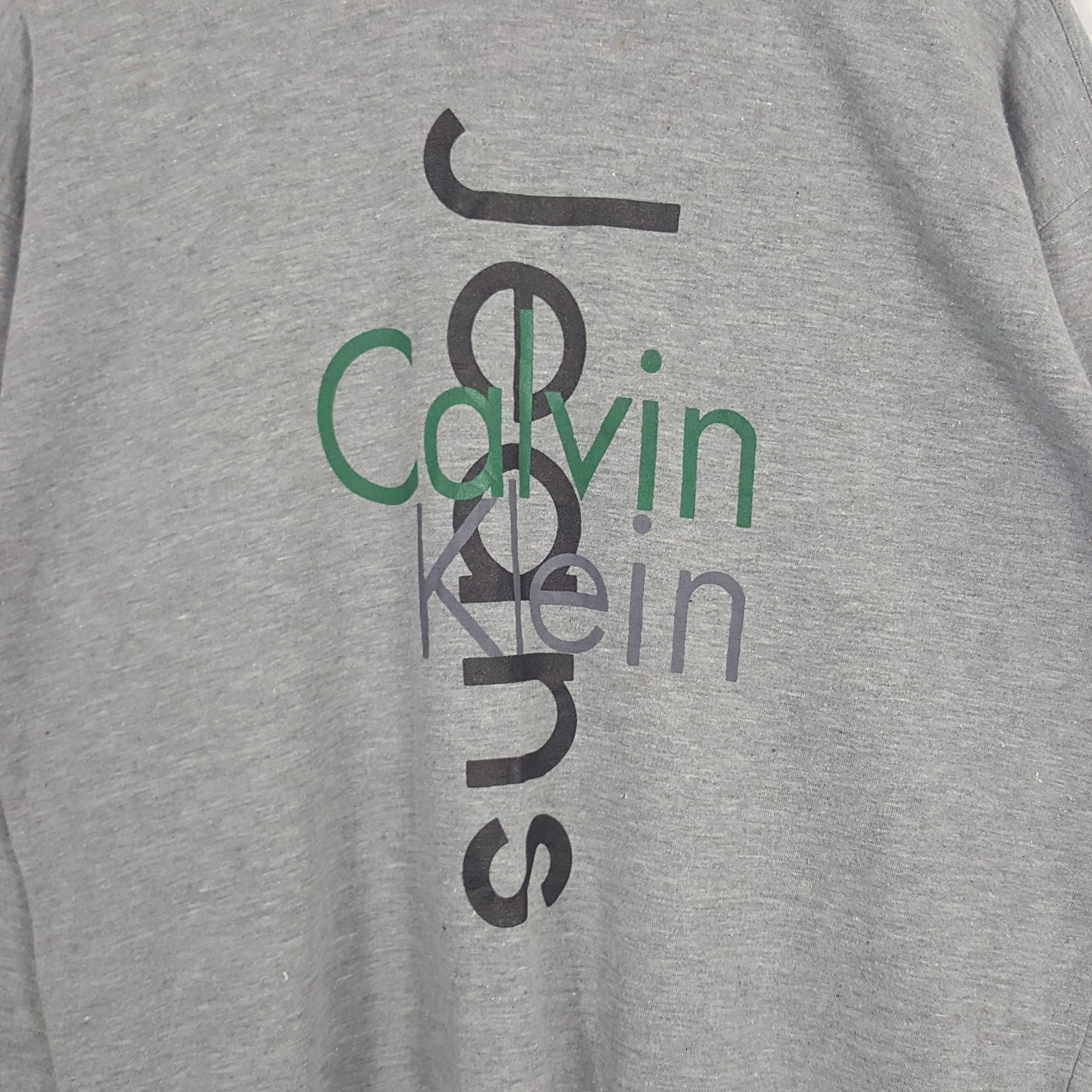 Calvin Klein × Calvin Klein 205W39NYC × Vintage Vintage Calvin Klein Jeans Luxury Brand Sweatshirt Size US M / EU 48-50 / 2 - 2 Thumbnail