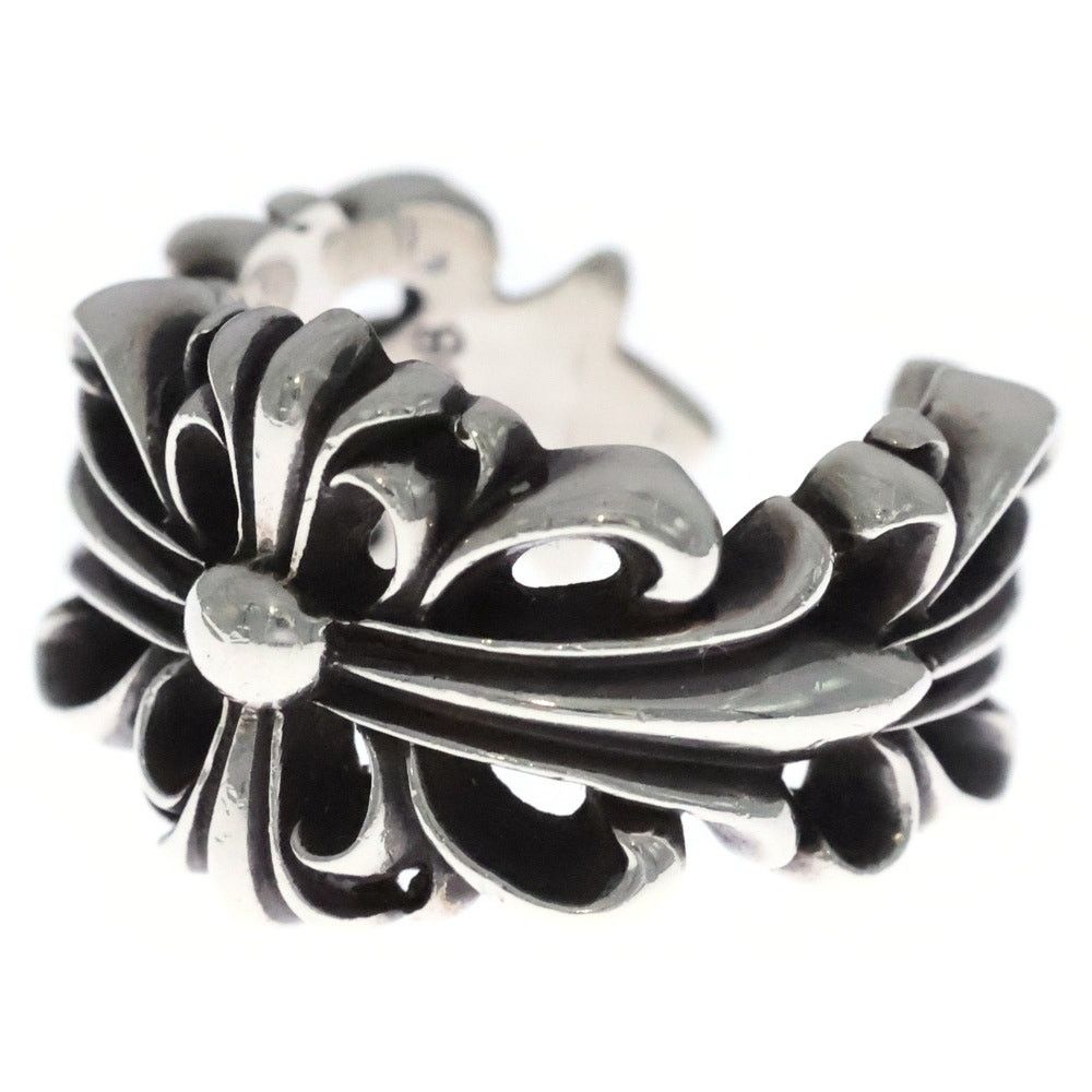 Chrome Hearts Chrome Hearts Double Floral Cross Ring Silver Size ONE SIZE - 1 Thumbnail