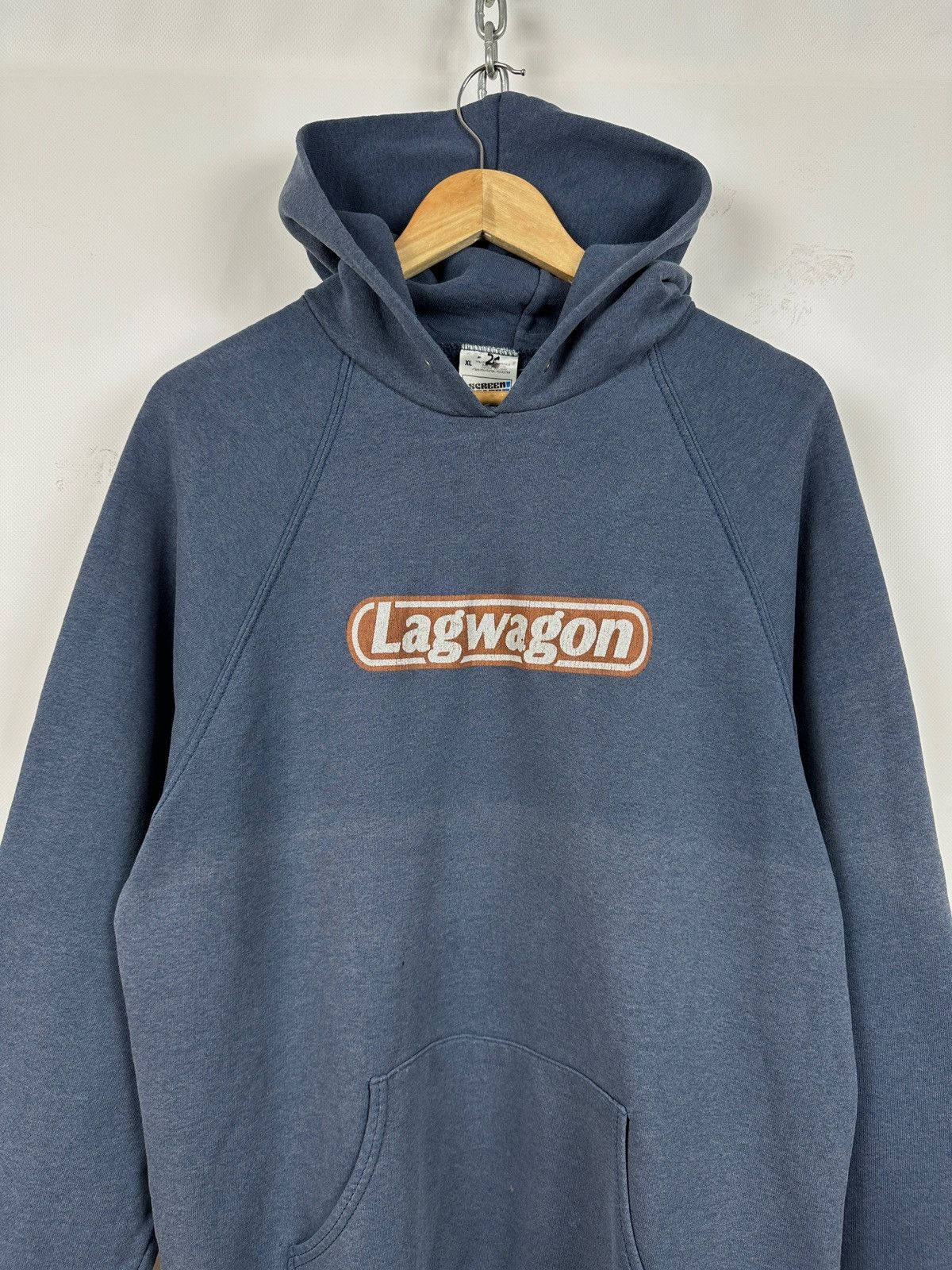 Band Tees Vintage Lagwagon Faded Blue School Bus Band Punk Hoodie Size US XL / EU 56 / 4 - 4 Thumbnail