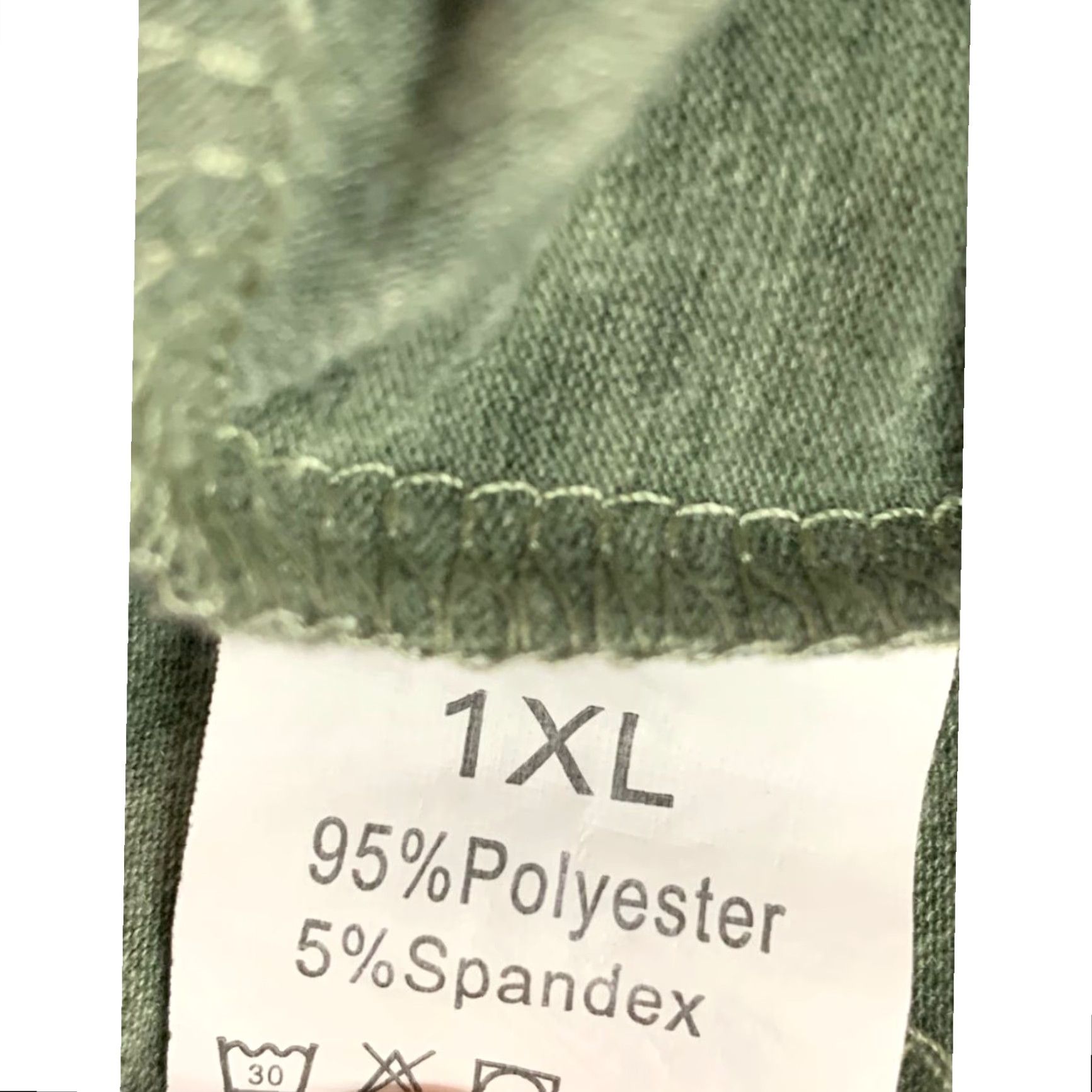 Vintage Size 1XL Womens Green Heathered Tshirt V-Neck Short Sleeve Size XL / US 12-14 / IT 48-50 - 6 Thumbnail
