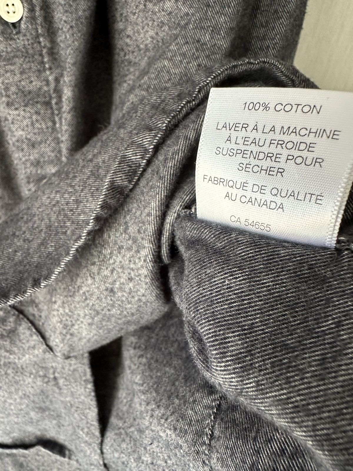 18 Waits Gray button-down shirt Size US L / EU 52-54 / 3 - 3 Thumbnail