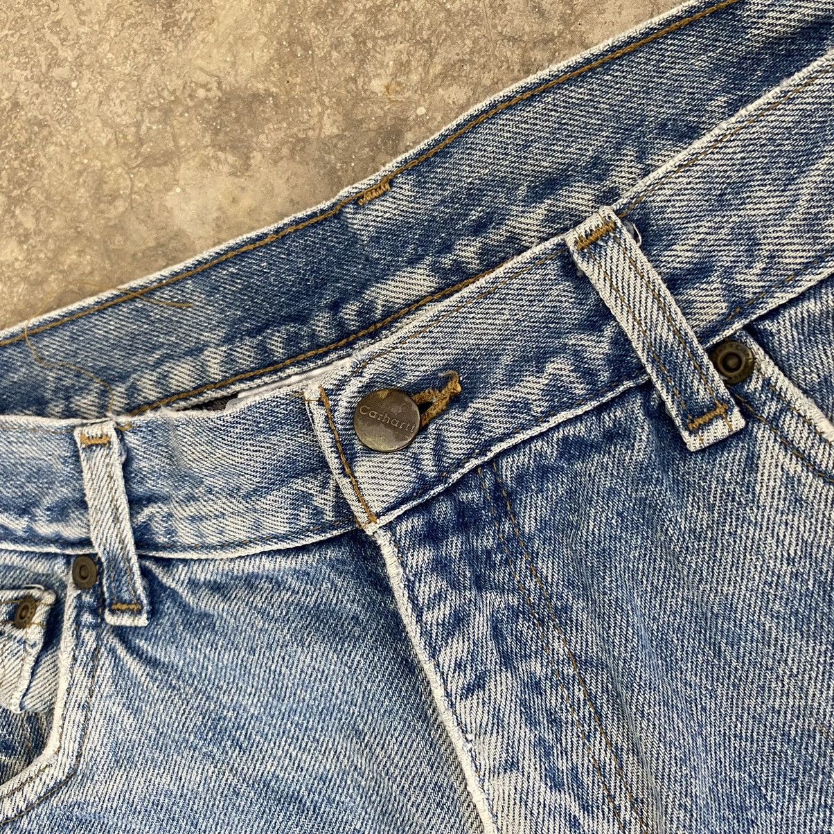 Carhartt VTG Carhartt Blanket Lined Relaxed Dirty Denim Jeans Size US 34 / EU 50 - 9 Thumbnail