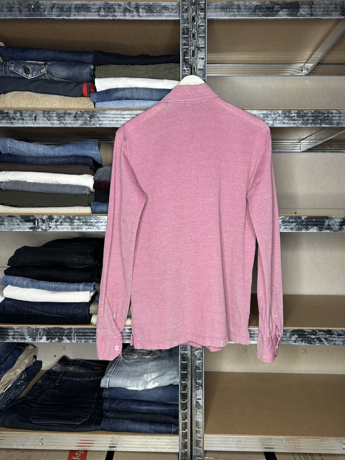 Boggi Boggi Milano Shirt Men’s S Pink Long Sleeve Button Size US S / EU 44-46 / 1 - 2 Thumbnail