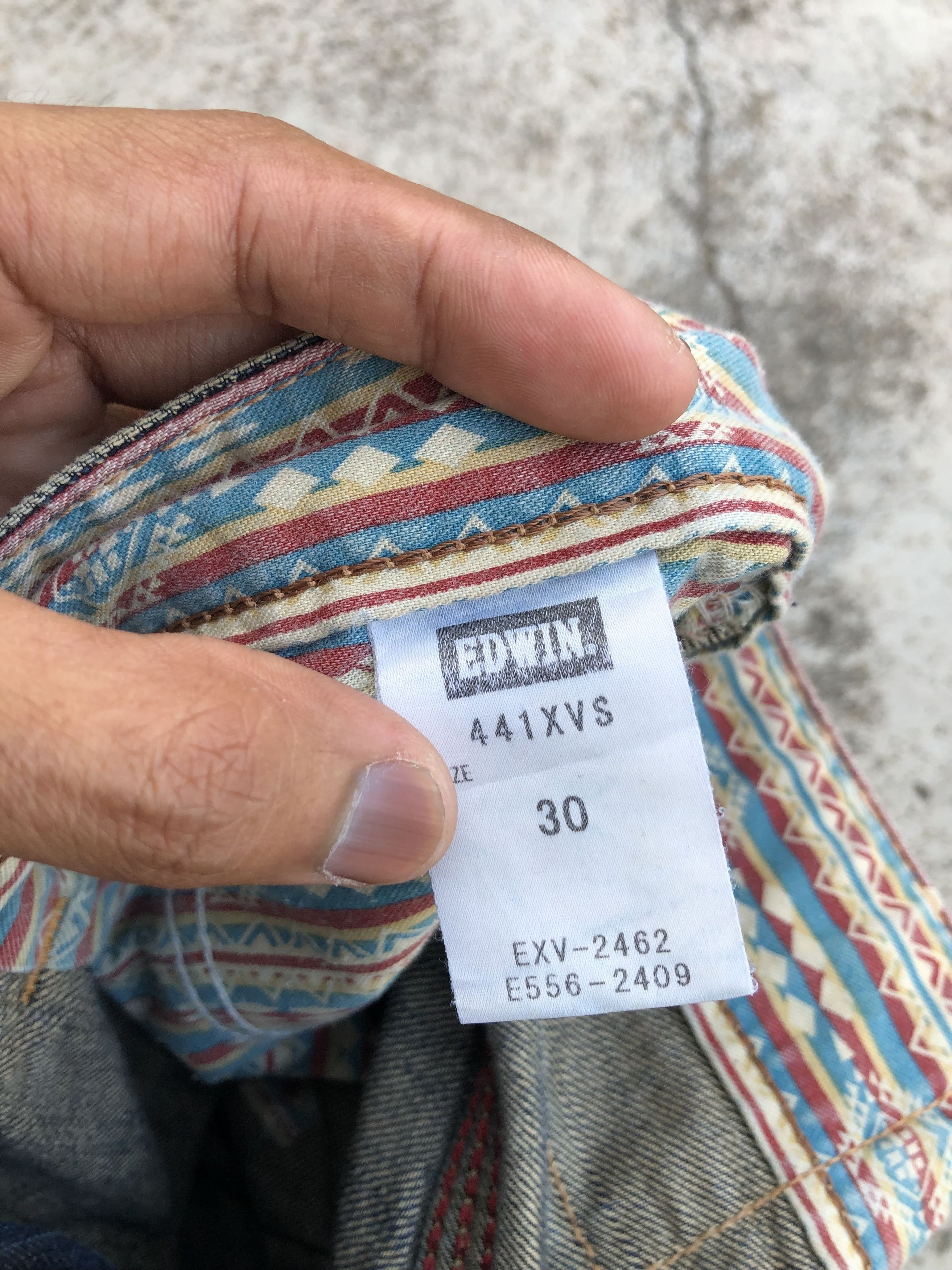 Edwin EXCLUSIVE VINTAGE DISTRESSED FLARE DENIM Size US 30 / EU 46 - 8 Thumbnail