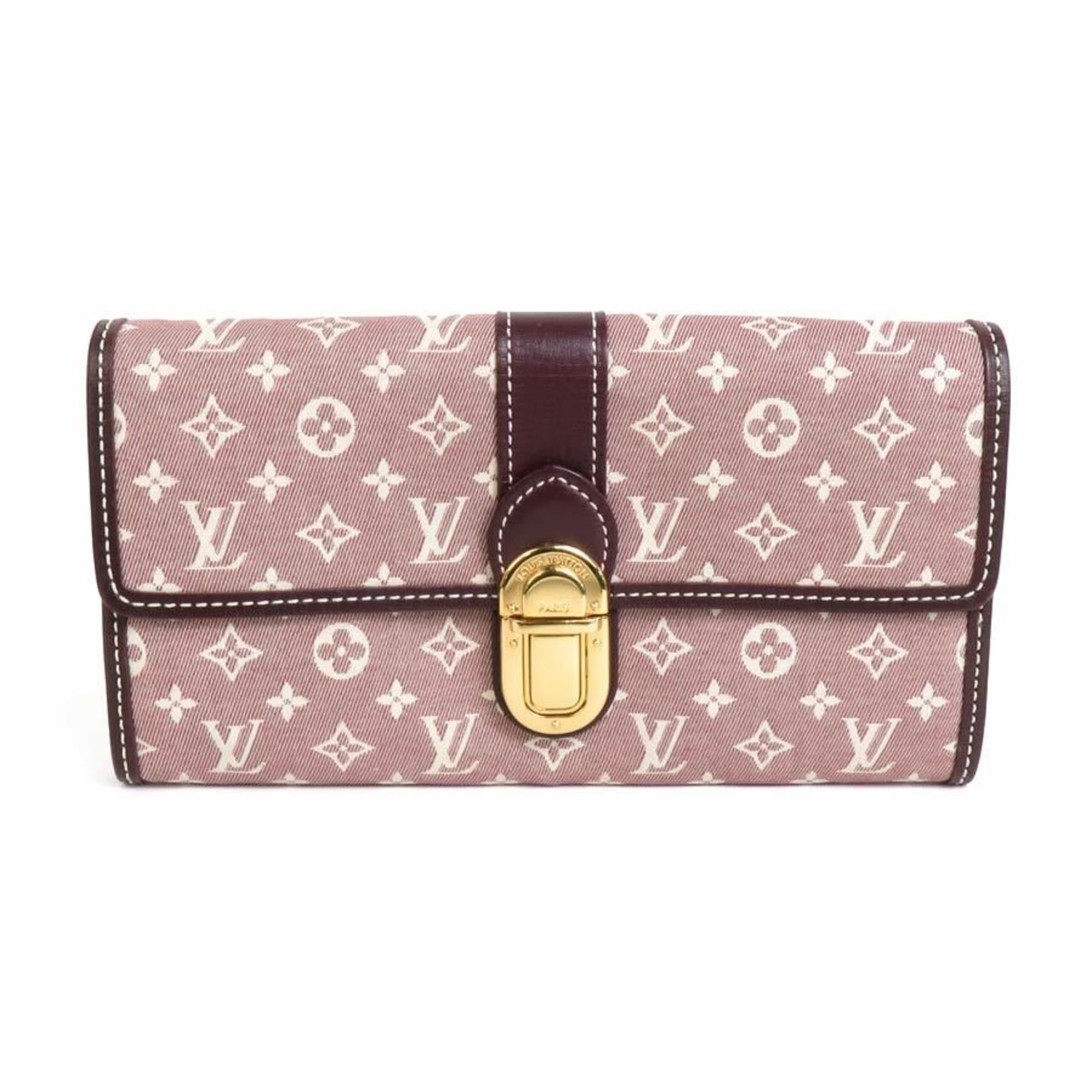 image of Louis Vuitton Long Wallet Monogram Ideal Portefeuille Sarah/monogram Sepia Unisex M63008 in Brown, 