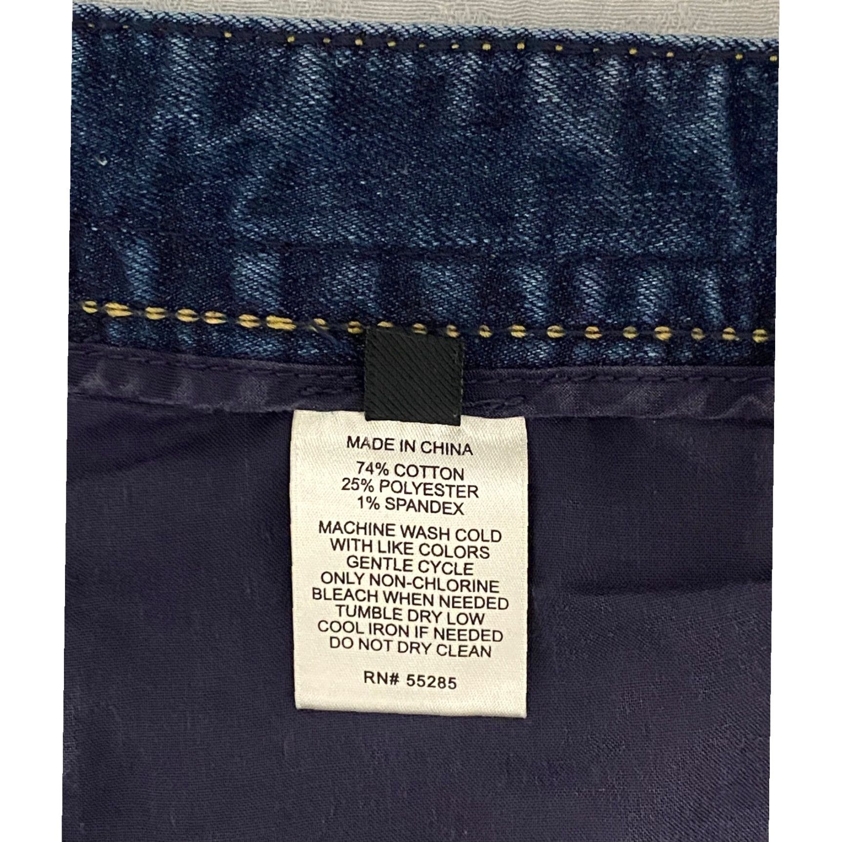 Express Express Jeans Women's 12 Blue Decorative Stitching Embroidered Flap Pockets Size 34" / US 12 / IT 48 - 7 Thumbnail
