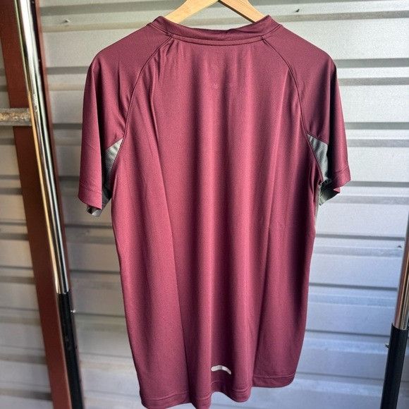 Mizuno NWT MIZUNO MEN’S T-SHIRT JERSEY BURGUNDY/GRAY SZ SMALL S Size US S / EU 44-46 / 1 - 4 Thumbnail