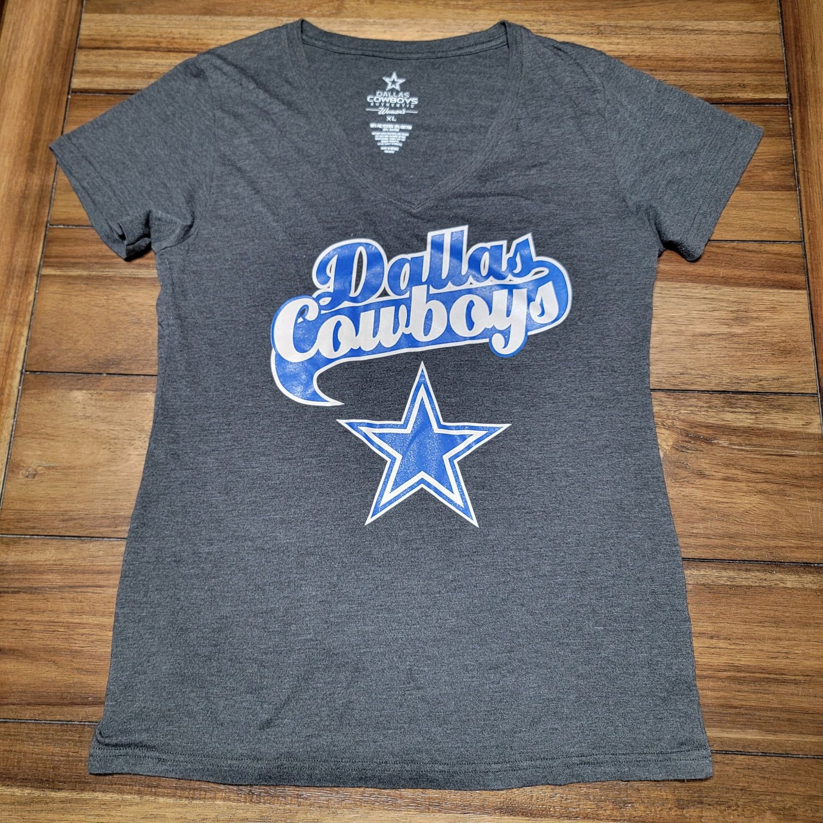 Other Dallas Cowboys Authentic Women's V-Neck Tee - Size XL Size XL / US 12-14 / IT 48-50 - 1 Thumbnail