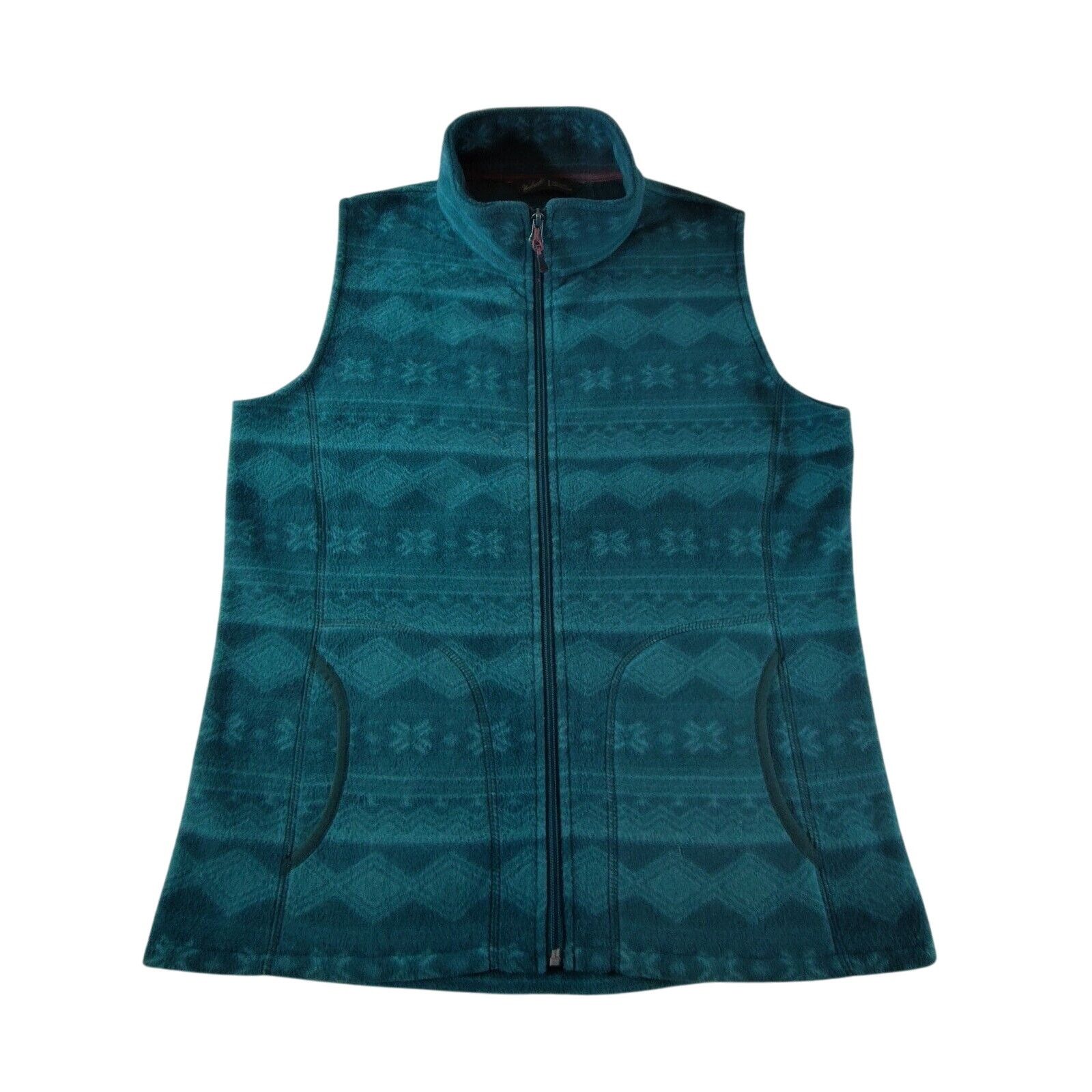 Woolrich Woolen Mills Woolrich Fleece Vest Green Womens Size Medium Full Zip Aztec Size M / US 6-8 / IT 42-44 - 1 Thumbnail