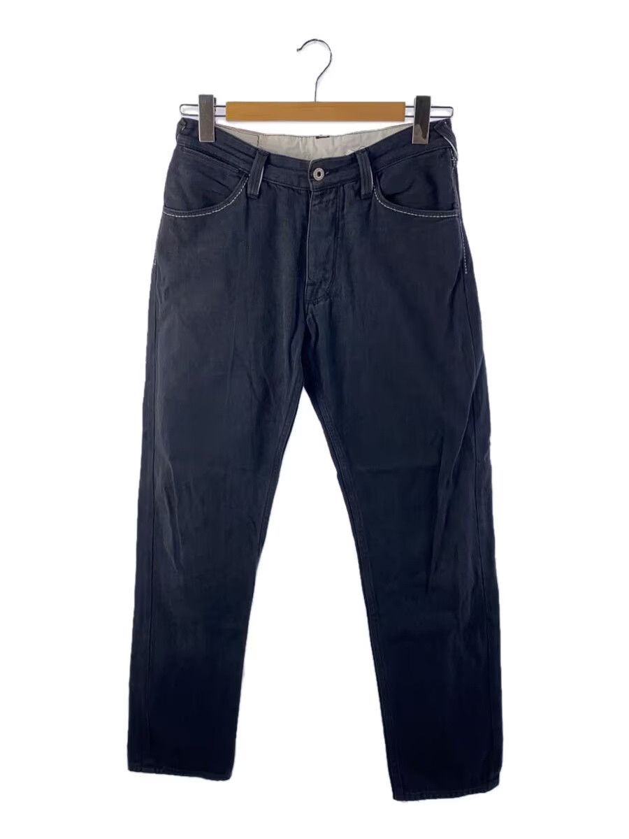 Evisu Evisu White Seagull White Stitch Cotton Black Straight Jeans Size US 30 / EU 46 - 1 Thumbnail
