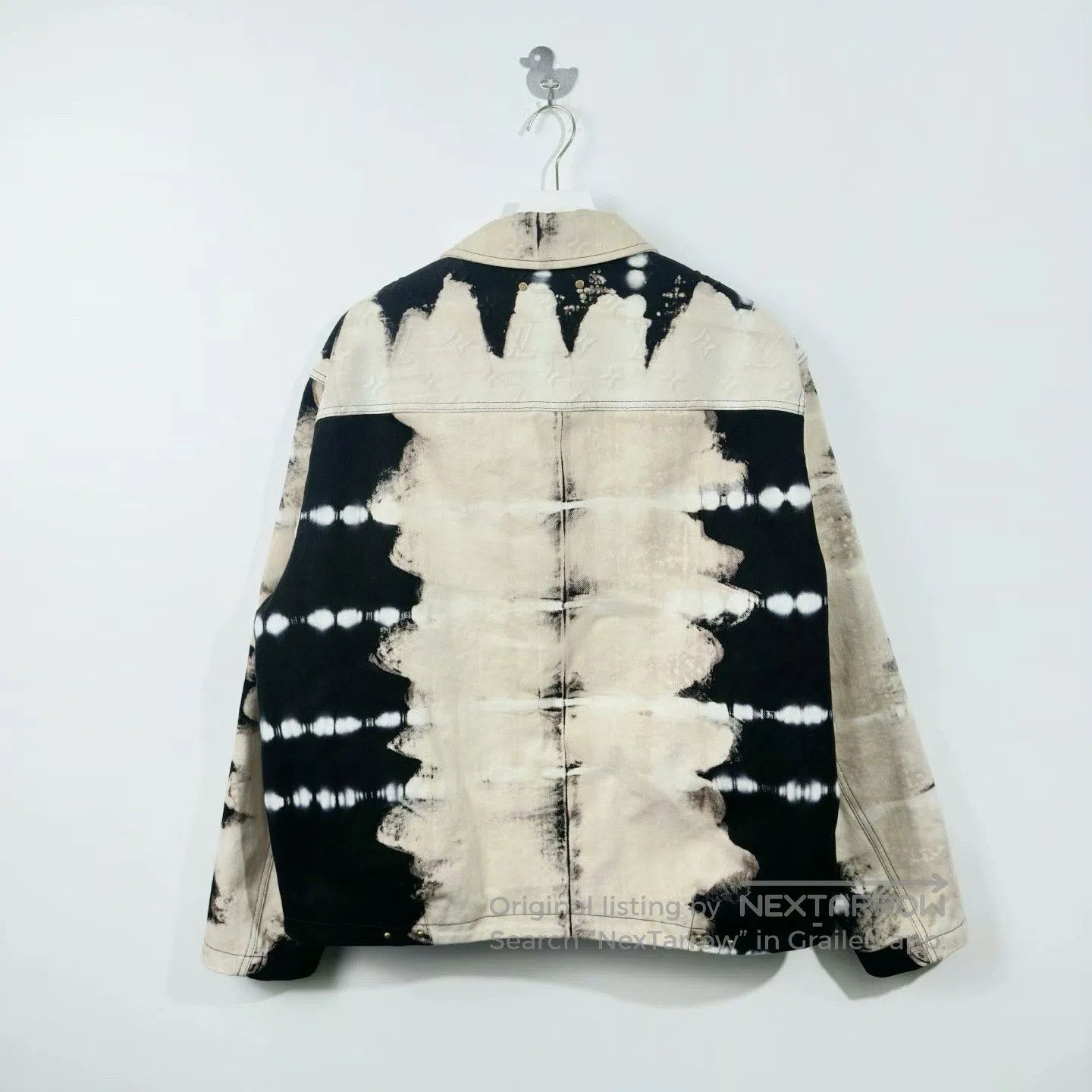 Louis Vuitton black and white tie-dye denim jacket. Size US XXL / EU 58 / 5 - 2 Thumbnail