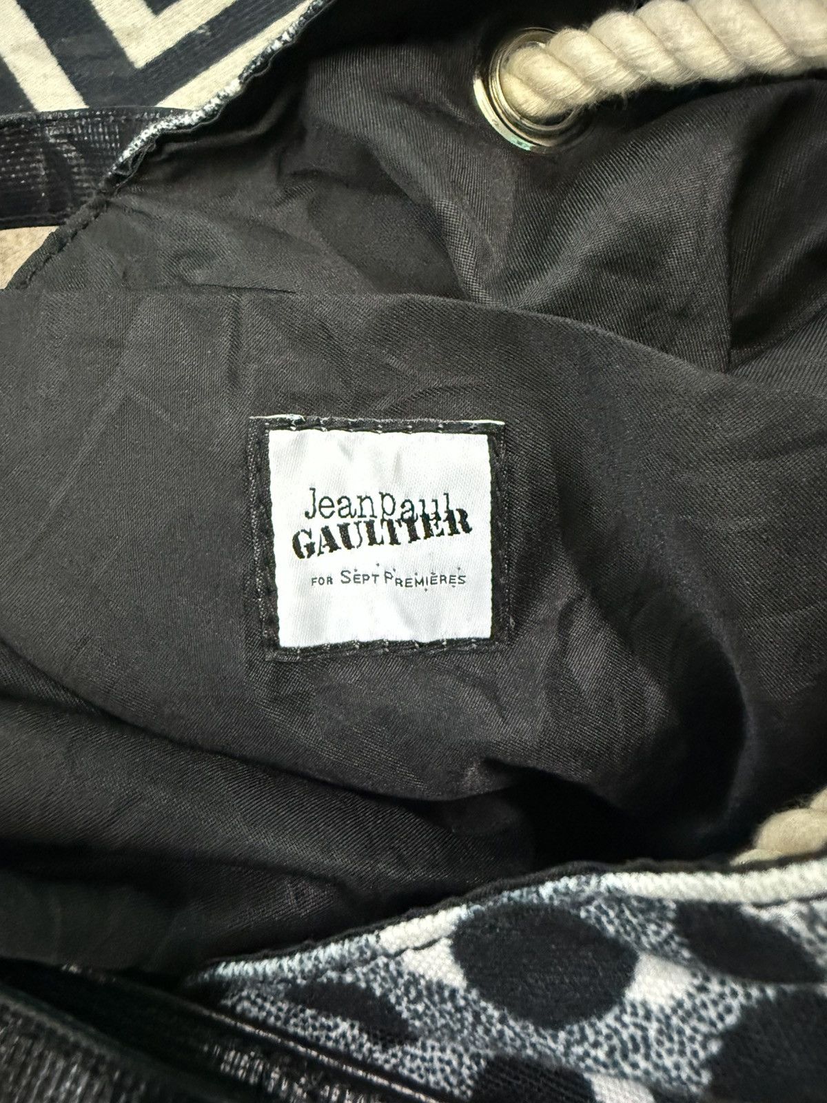 Jean Paul Gaultier JEAN PAUL GAUTIER BUCKET BACKPACK DRAWSTRING BAG Size ONE SIZE - 15 Thumbnail
