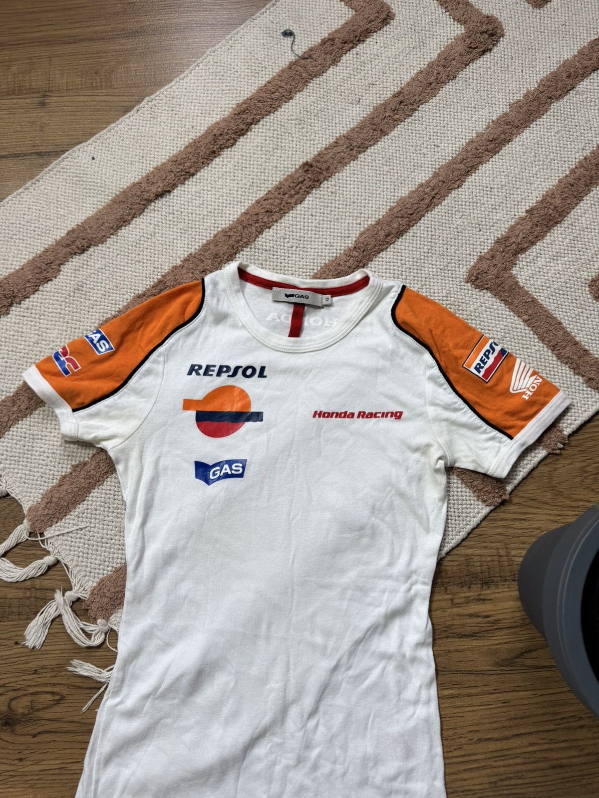 GAS VINTAGE REPJOL HONDA GAS WMNS SLIM T SHIRT Size XS / US 0-2 / IT 36-38 - 2 Thumbnail