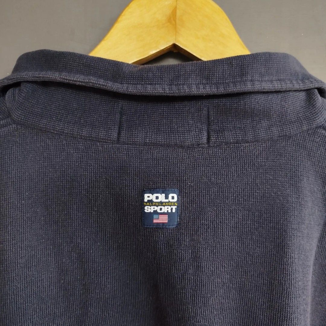 Polo Ralph Lauren × Ralph Lauren × Vintage Vintage Polo Raplh Lauren Sport Half Zip Size US L / EU 52-54 / 3 - 5 Thumbnail