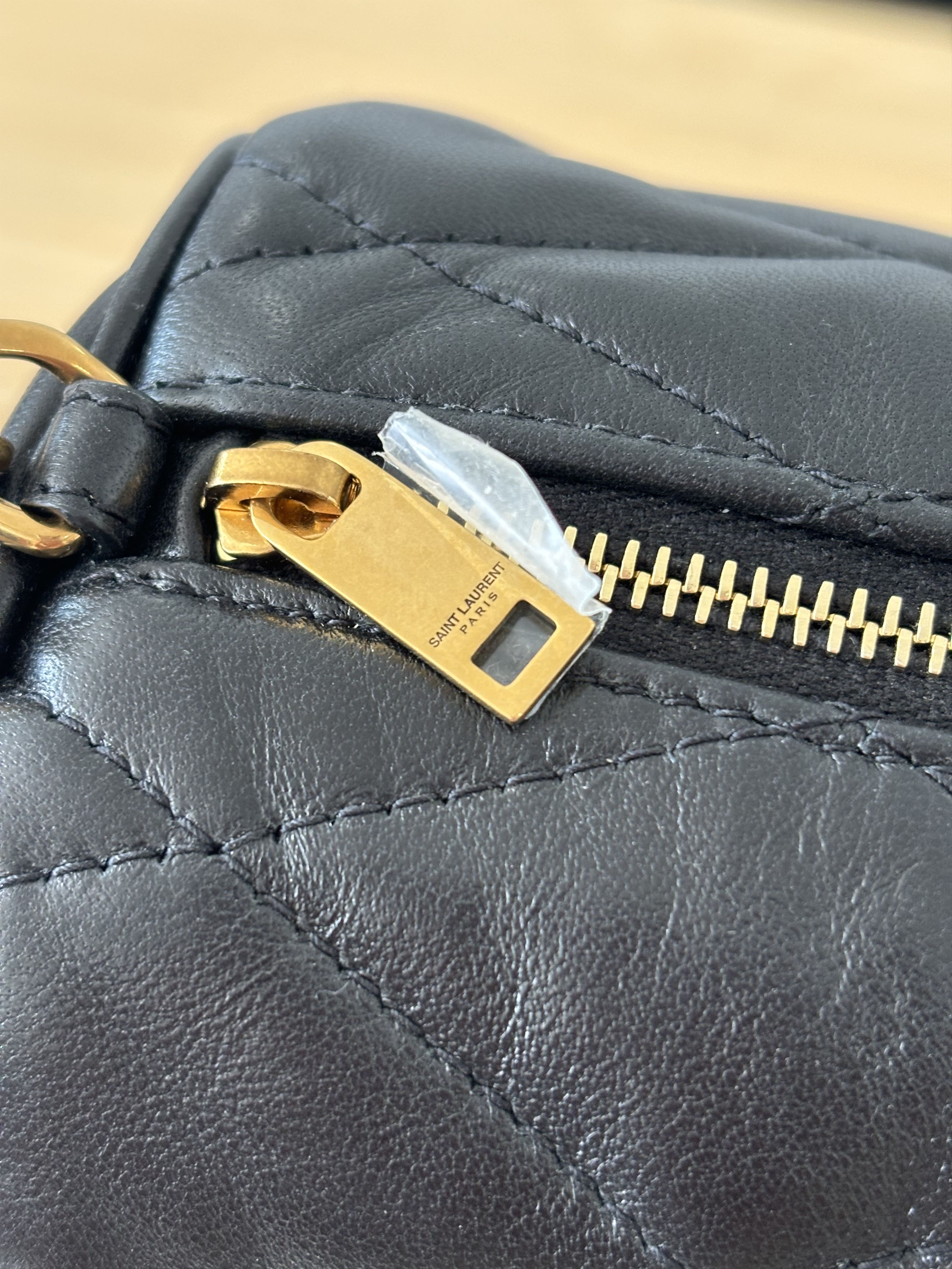 Yves Saint Laurent YSL NEW sade tube black leather Size ONE SIZE - 8 Thumbnail