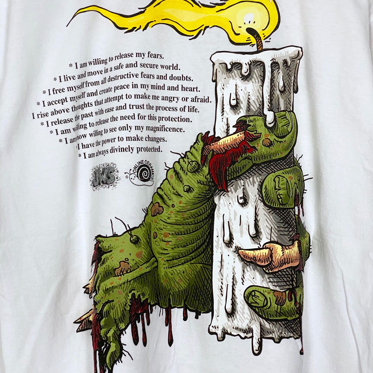 Online Ceramics ONLINE CERAMICS X JORDAN WOLFSON HALLOWEEN TEE Size US XL / EU 56 / 4 - 4 Thumbnail
