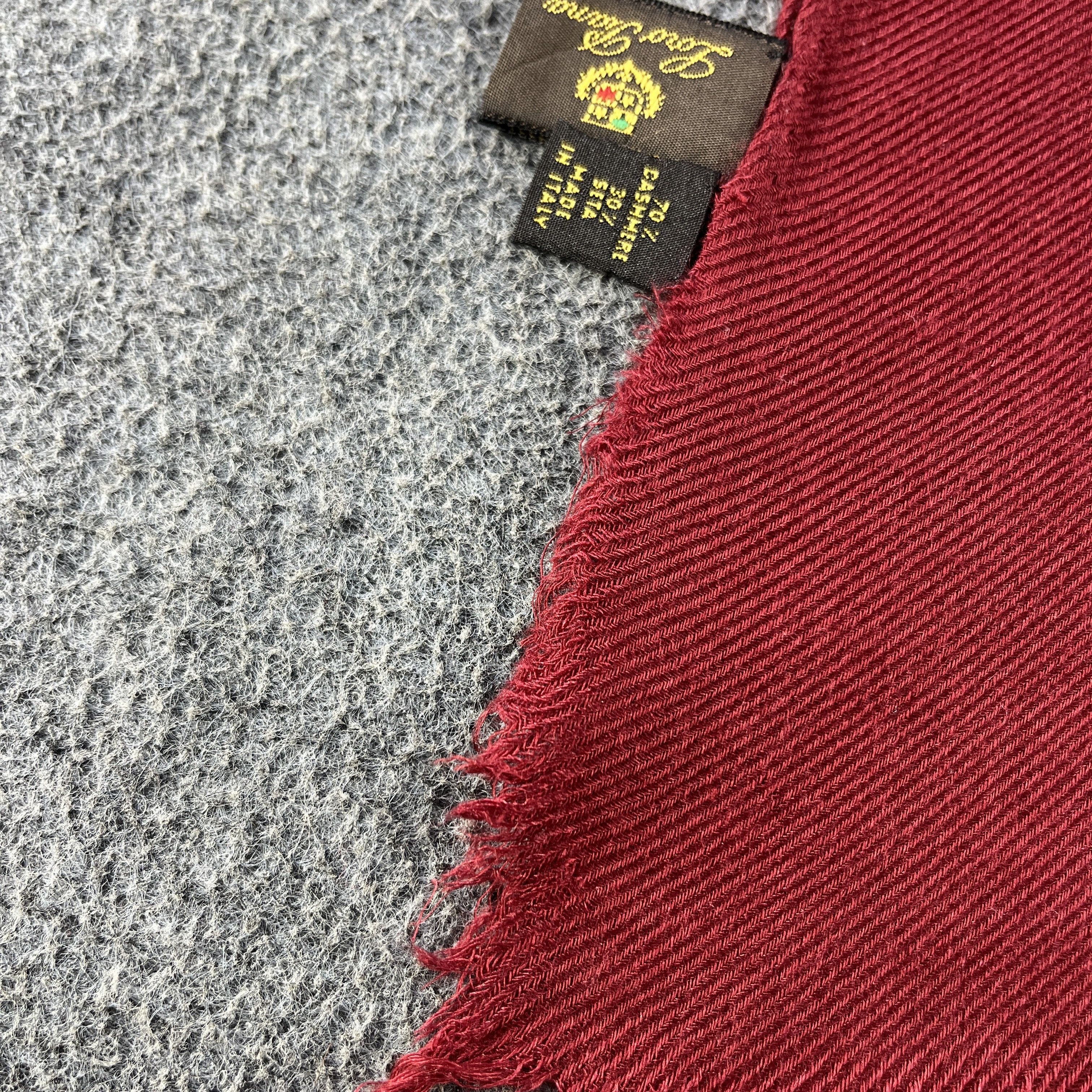 Vintage Plain Loro Piana Scarf / Muffler / Neckwear T1367 Size ONE SIZE - 3 Thumbnail