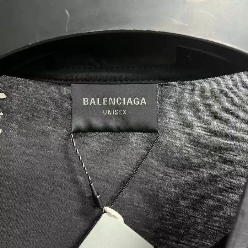 Balenciaga Balenciaga Black monogrammed crewneck short sleeve T-shirt Size US XS / EU 42 / 0 - 3 Thumbnail
