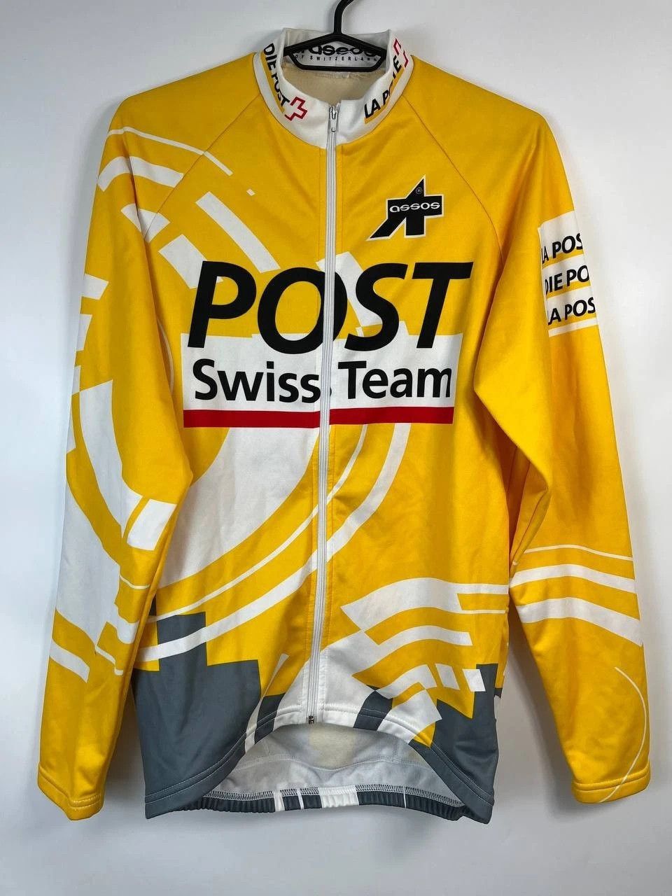 Asos Vintage Bicycle Suit Assos Cycling Jersey Post Swiss Team L Size US L / EU 52-54 / 3 - 1 Thumbnail