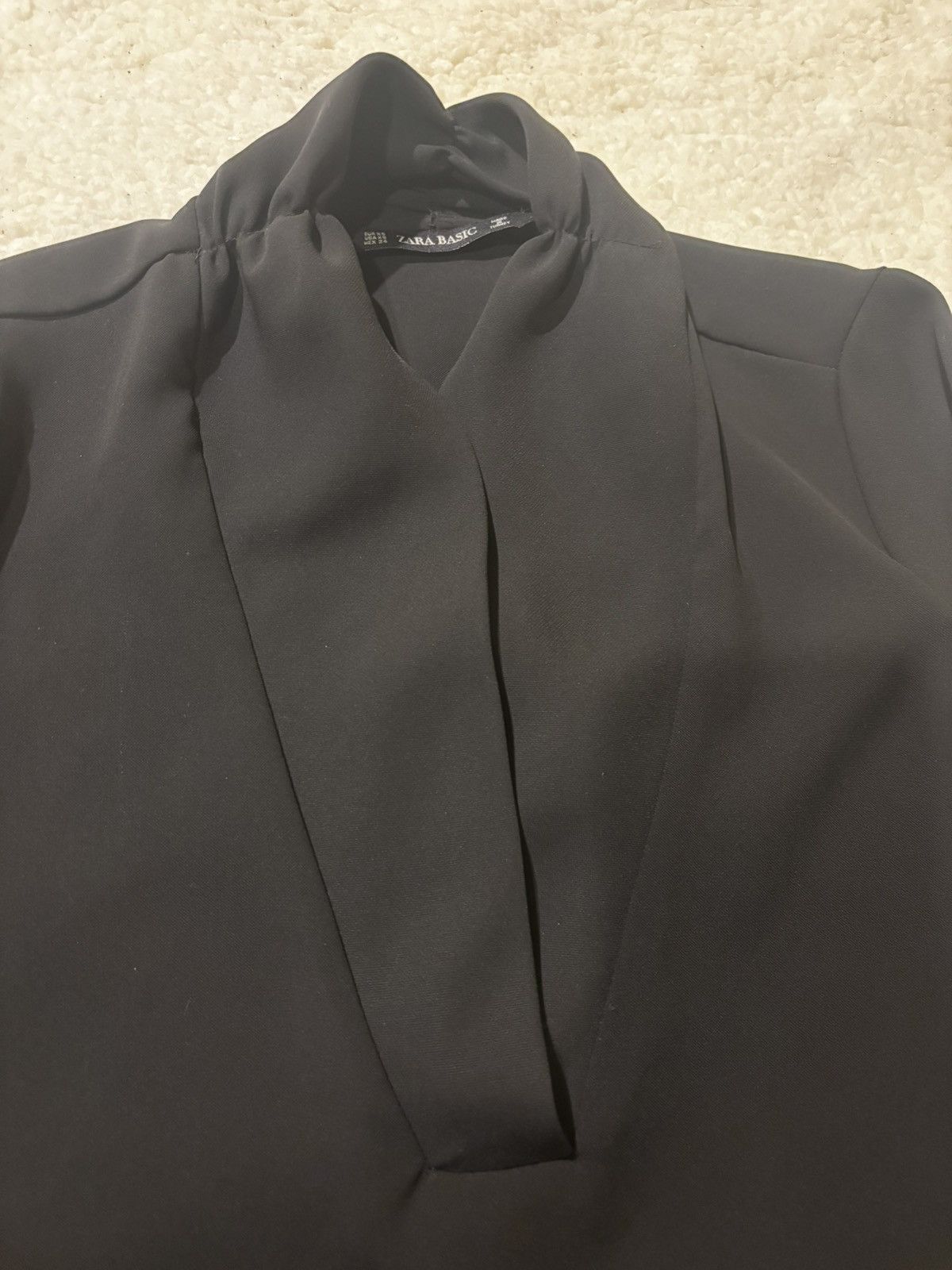 Zara Zara black blouse1943 Size XS / US 0-2 / IT 36-38 - 7 Thumbnail