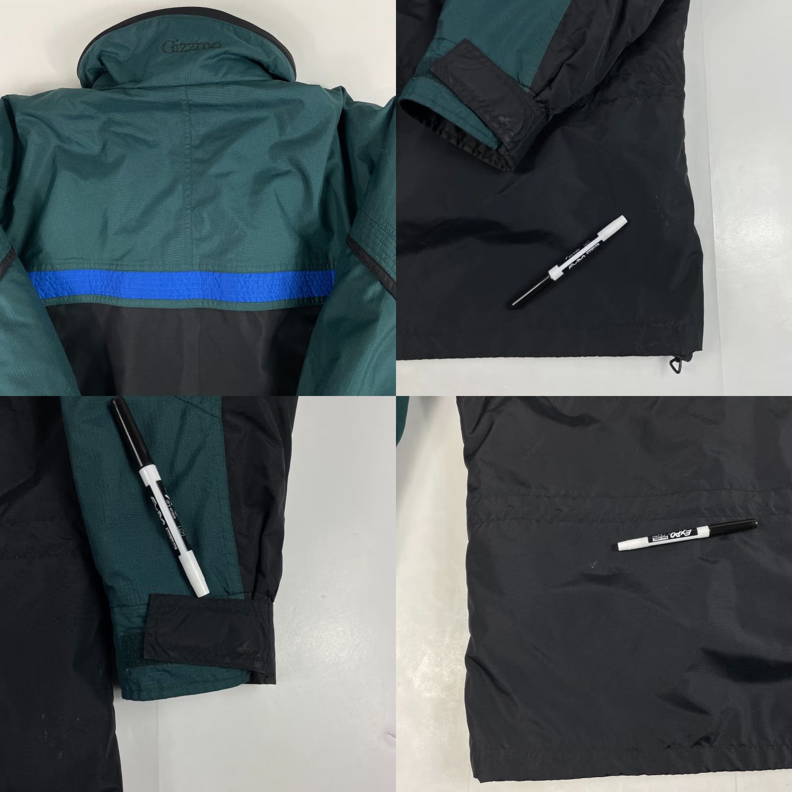Etro VINTAGE Columbia Jacket Mens M Black 3-in-1 Gizzmo Full Zip Outdoor Ski Hiking Retro Wind-Resistant Size US M / EU 48-50 / 2 - 9 Thumbnail