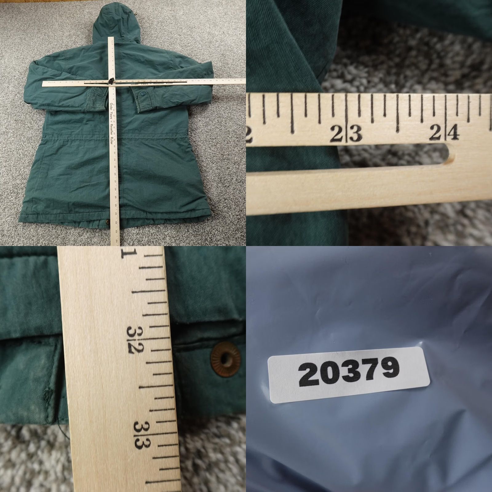 Vintage VINTAGE L.L. Bean Jacket Coat Parka Mens M Green Wool Lined Hooded Cotton Blend 90s Outdoor Winter Fall Zip Pockets Insulated Regular Mens Size US M / EU 48-50 / 2 - 10 Thumbnail