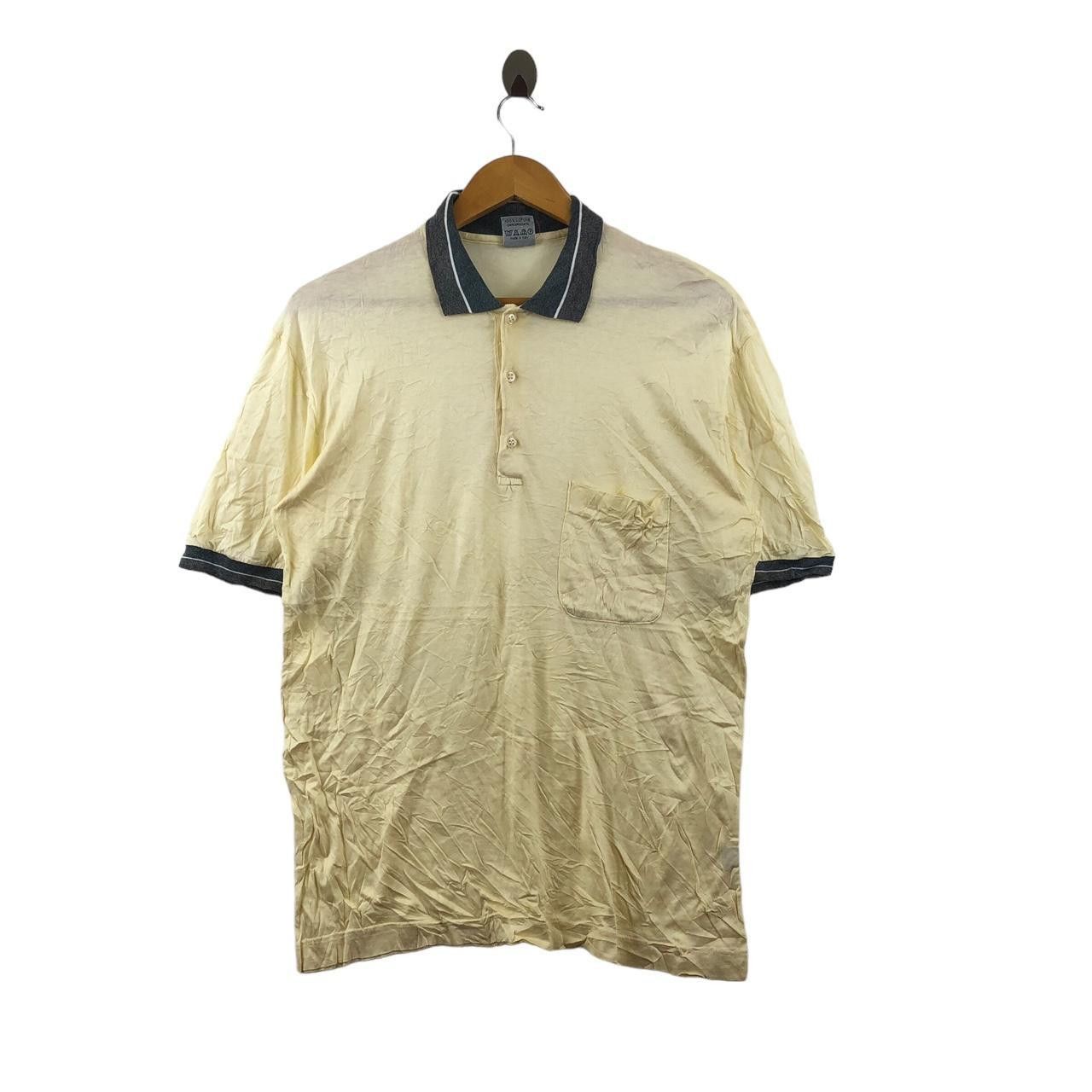 Vintage Vintage 80’ MAGLIERIA BORG BJORN Italy Polo Tee Shirt Size US M / EU 48-50 / 2 - 1 Thumbnail