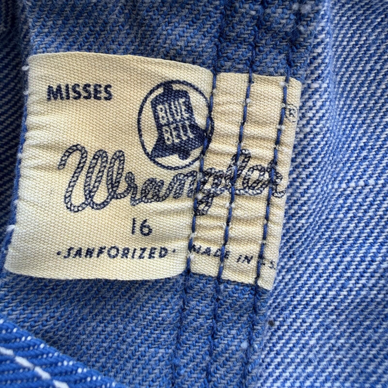 Wrangler Vintage 80s Wrangler Blue Bell Denim Shorts USA Blue 16 25W Size 25" / US 0 / IT 36 - 3 Thumbnail