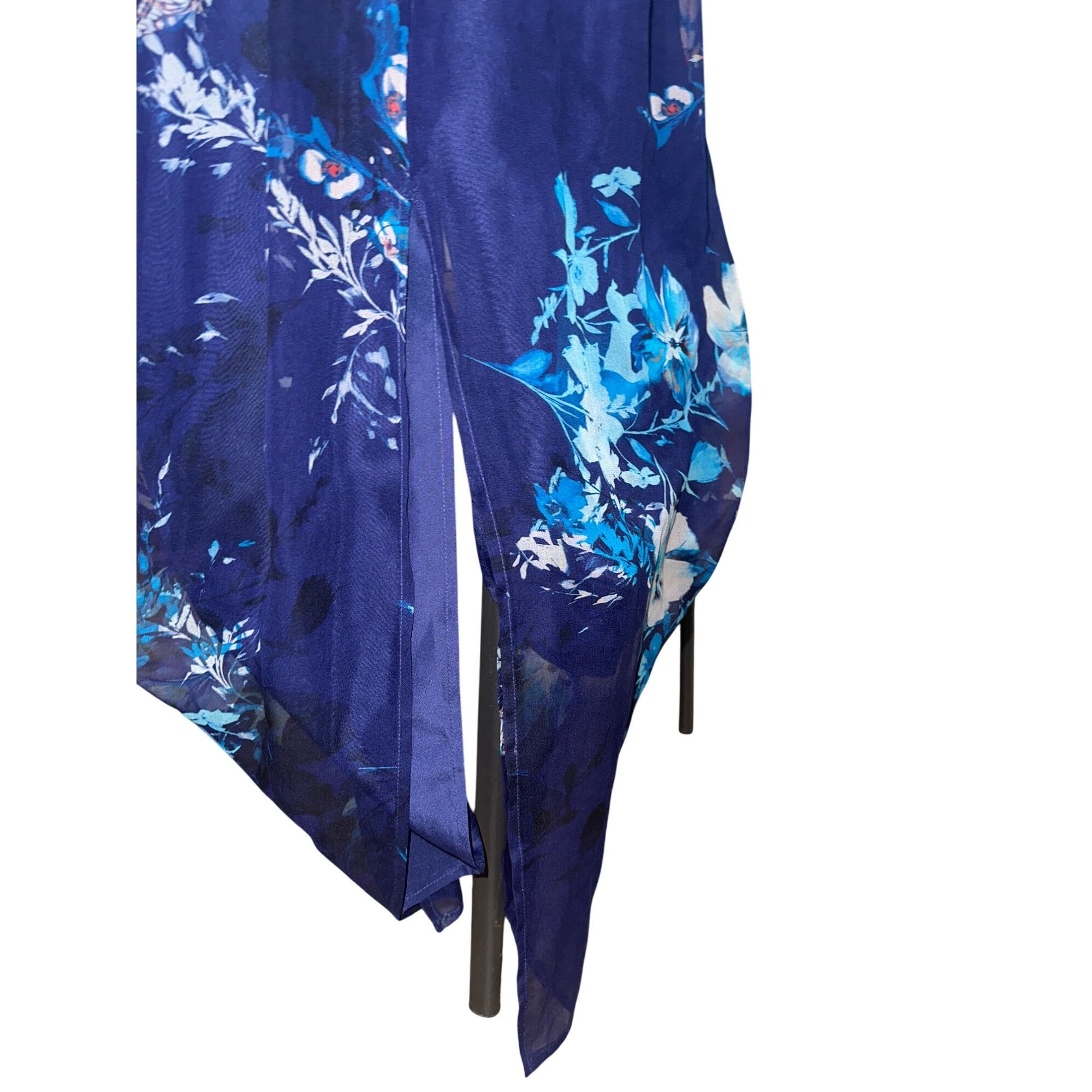 Other Twelfth Street by Cynthia Vincent Small Navy Floral Silk Max Size S / US 4 / IT 40 - 11 Thumbnail