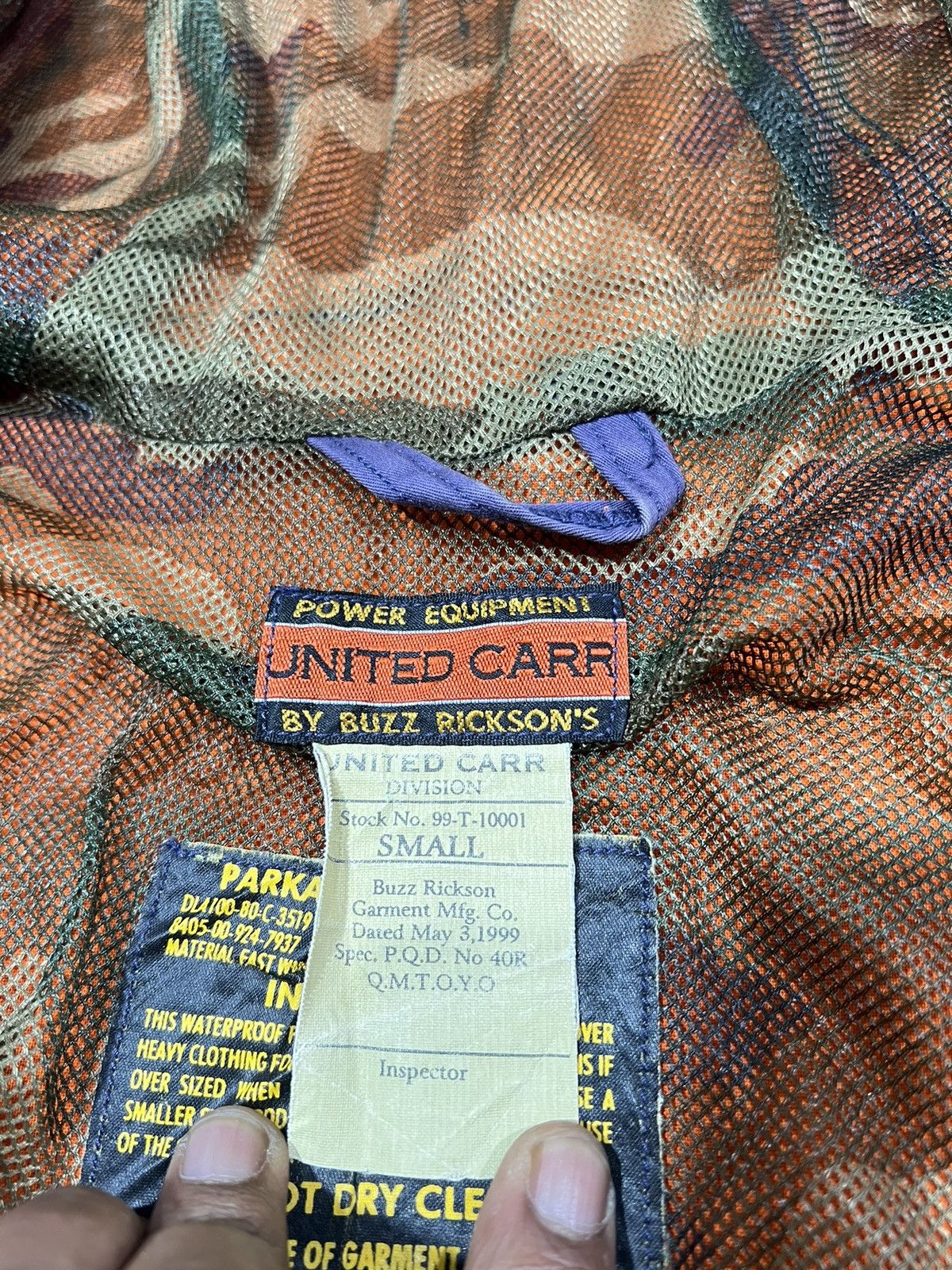Undercover 2000s Buzz Ricksons Army Survival Tactical Hodded Lgb Ifsix Size US M / EU 48-50 / 2 - 9 Thumbnail