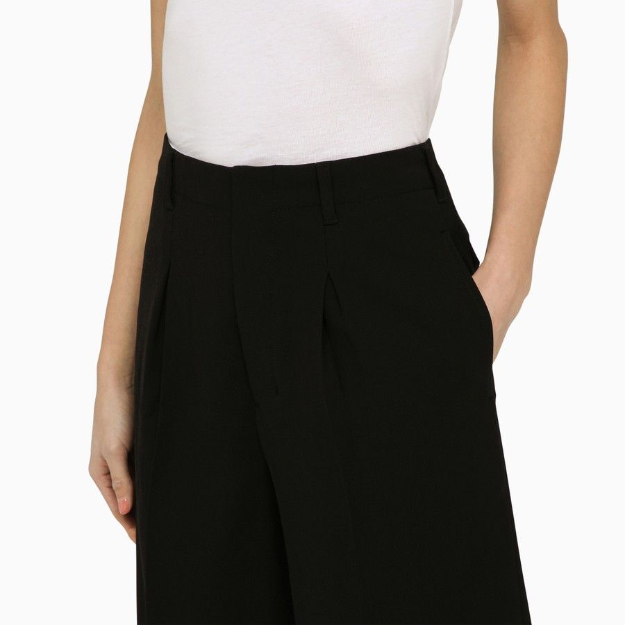 AMI o1d2blof0724 Wool Shorts in Black Size 26" / US 2 / IT 38 - 5 Thumbnail