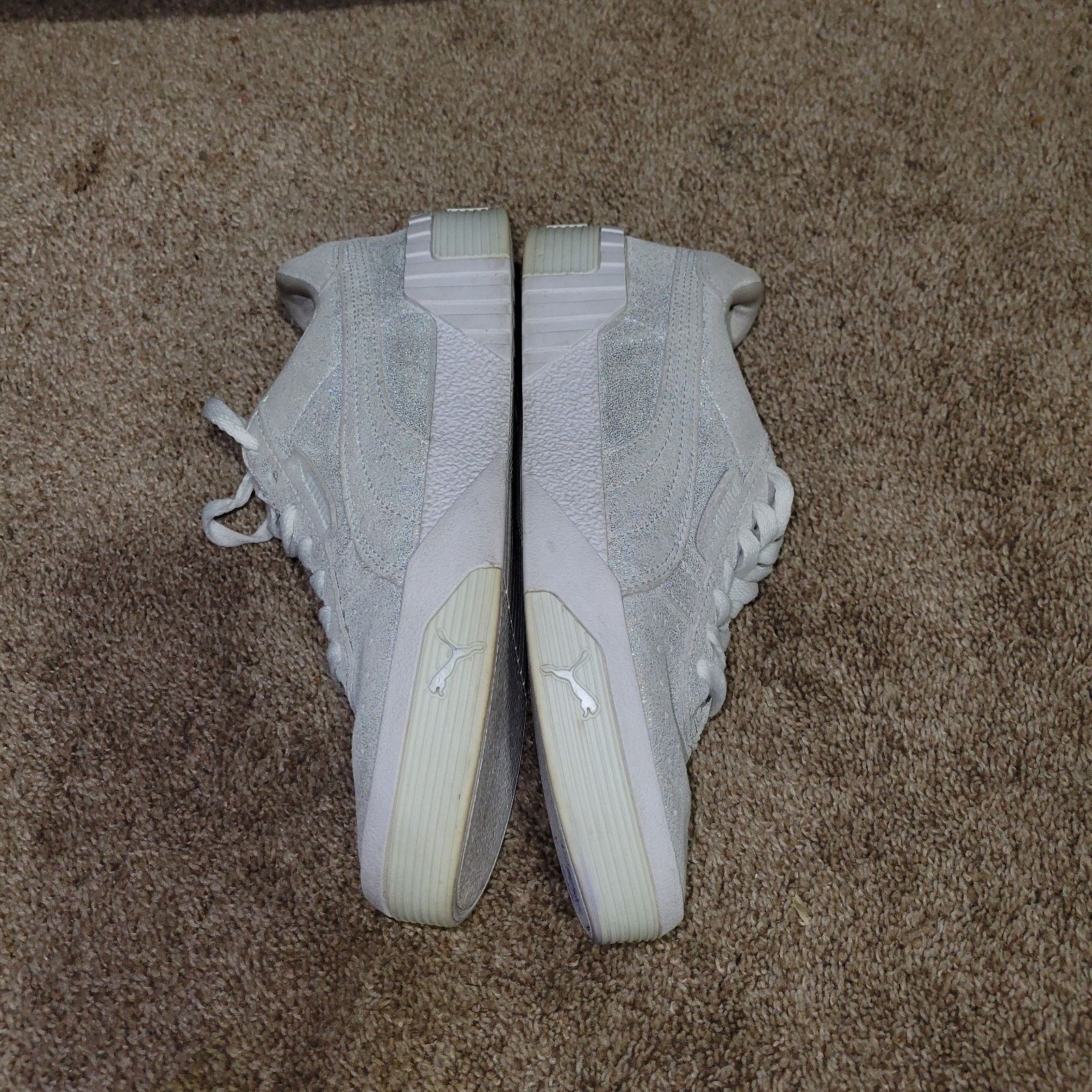 Puma Puma Cali Shimmer Silver Women's Shoes Size US 7 Size US 7 / IT 37 - 3 Thumbnail