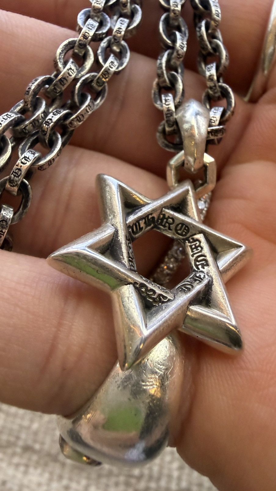 Chrome Hearts STAR OF DAVID PENDANT CHROME HEARTS Size ONE SIZE - 1 Thumbnail