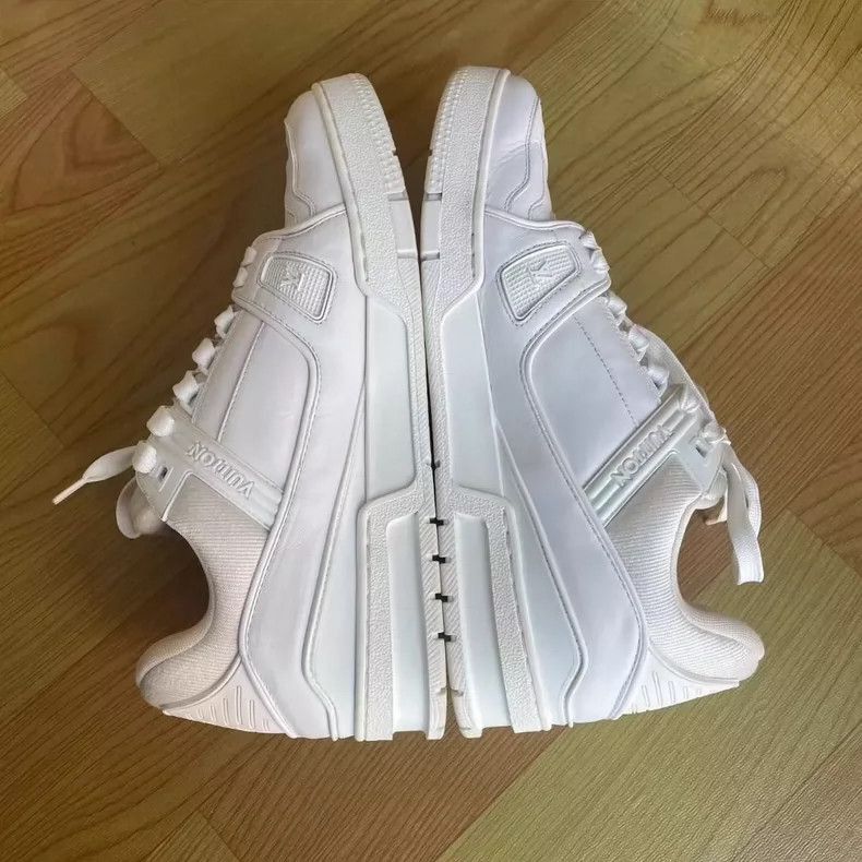 Louis Vuitton louis vuitton trainer sneaker low-top white-2507 Size US 8 / EU 41 - 3 Thumbnail