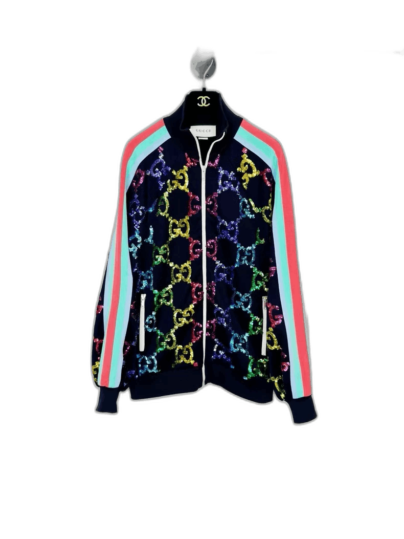 Gucci Gucci Sequin Jacket Size XS Black-2505 Size XS / US 0-2 / IT 36-38 - 1 Thumbnail