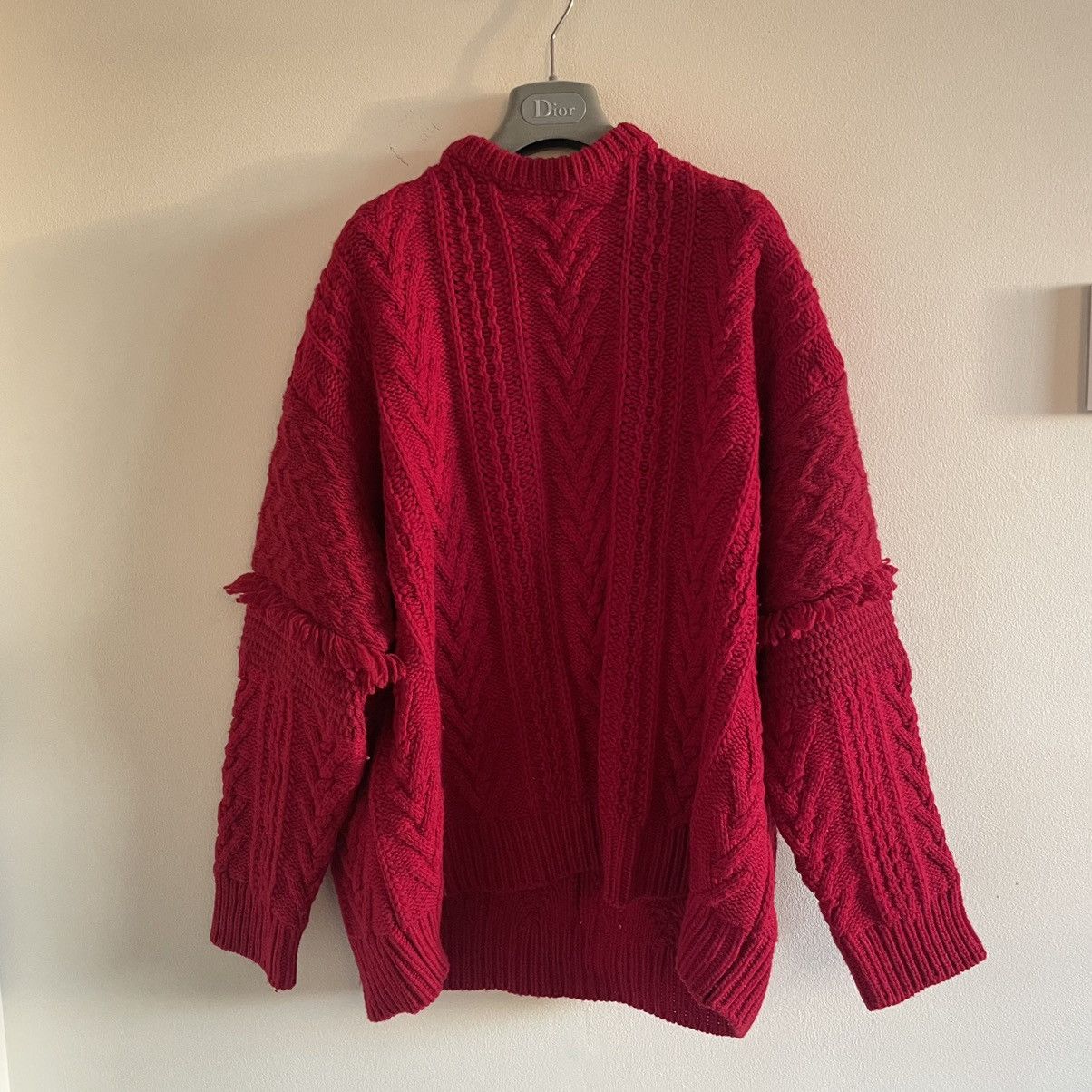 image of jun Takahashi Oversized Knitwear in Red, Men's (Size XL)