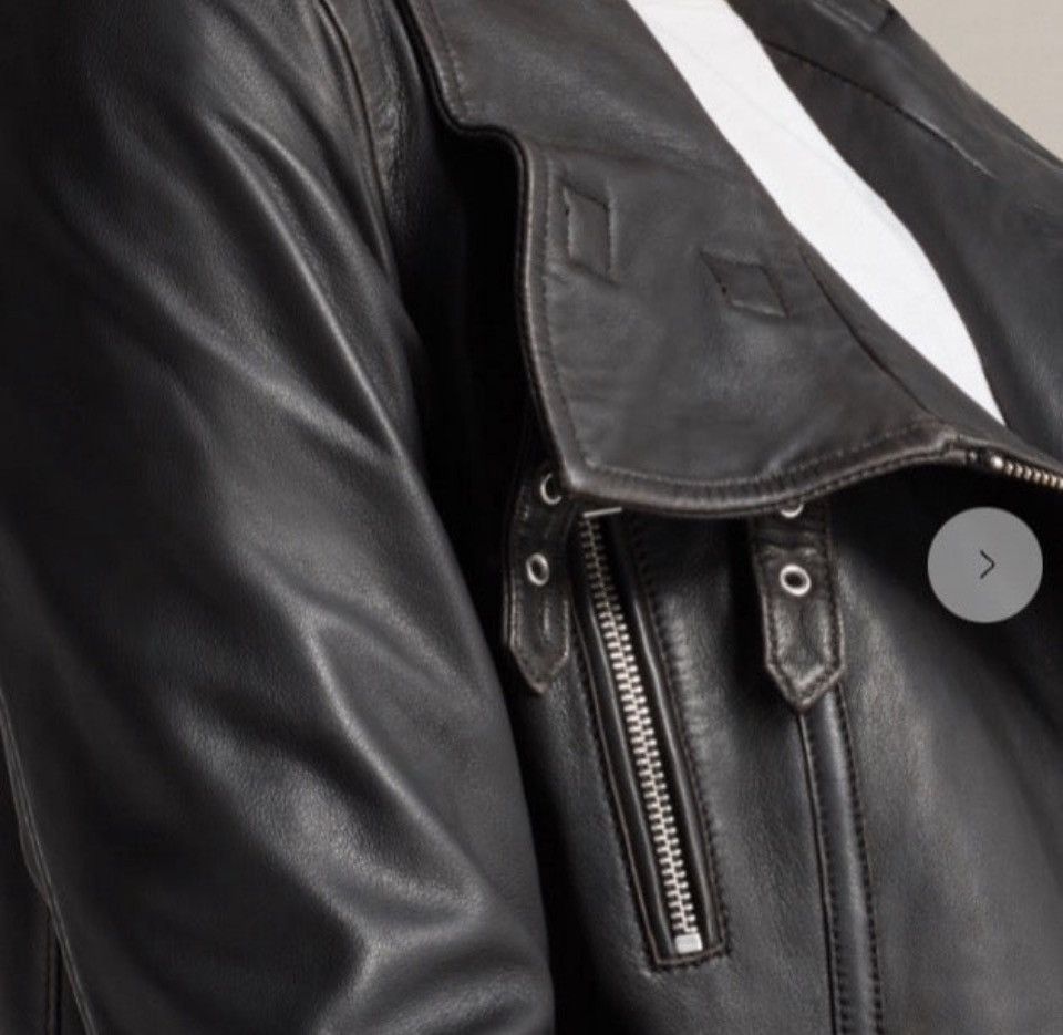 Allsaints ALLSAINTS Leather Bales Moto Biker Jacket UK 8 / US 4 Size S / US 4 / IT 40 - 3 Thumbnail