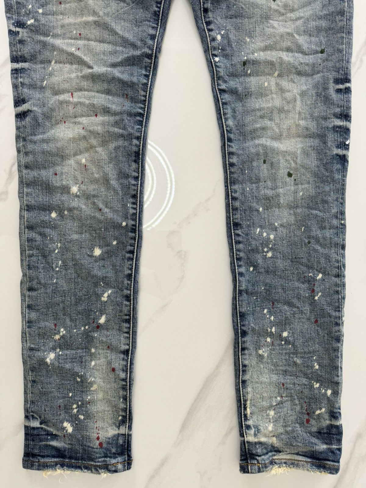 Purple P002 Vintage Spotted Indigo Size US 30 / EU 46 - 5 Thumbnail