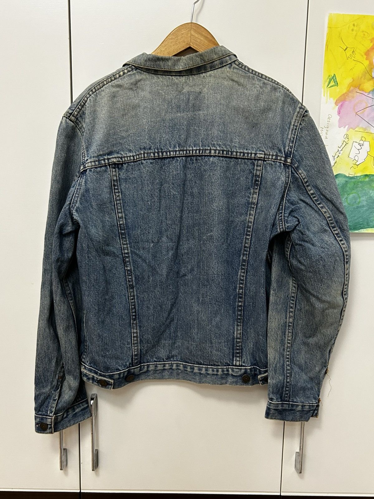 Levi's × Vintage 80’s Levi’s Denim jacket made in France- Size US M / EU 48-50 / 2 - 2 Thumbnail